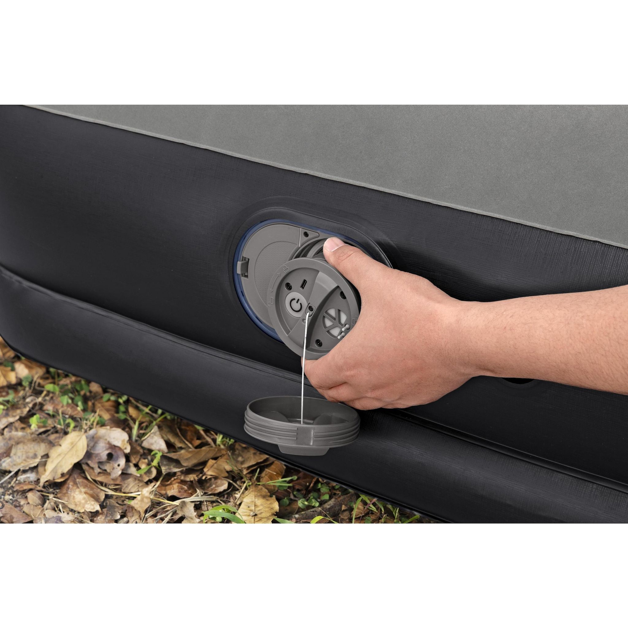 Voir la diapositive 5 : BESTWAY Matelas gonflable 2 personnes, pompe USB intégrée