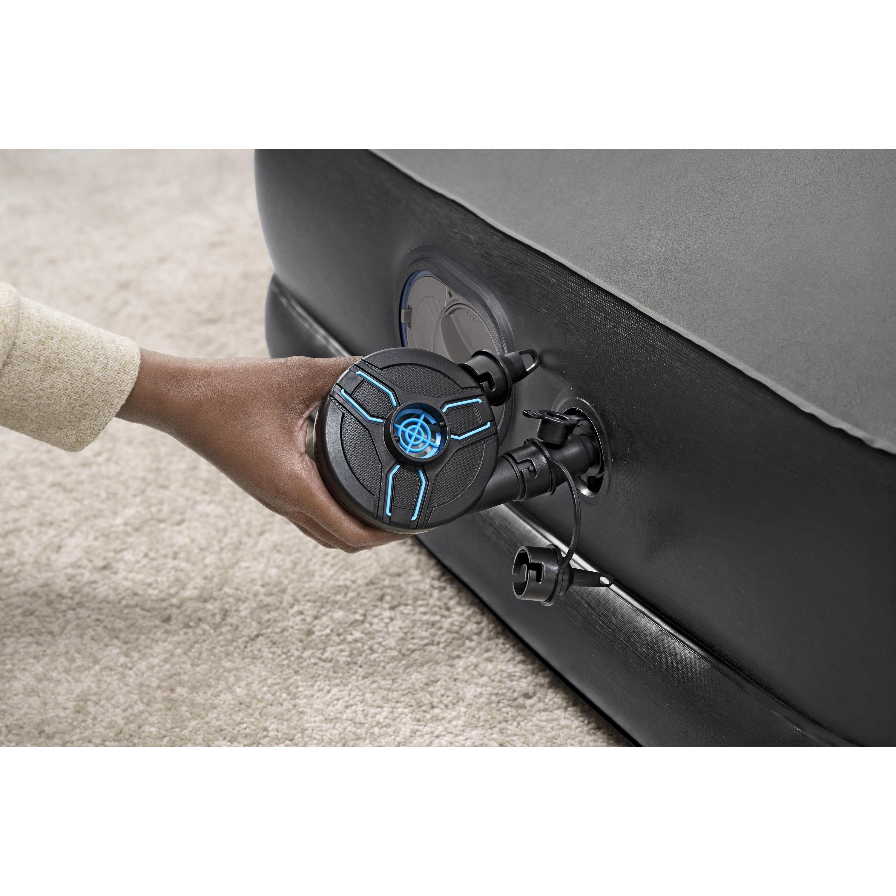 Voir la diapositive 6 : BESTWAY Matelas gonflable 2 personnes, pompe USB intégrée