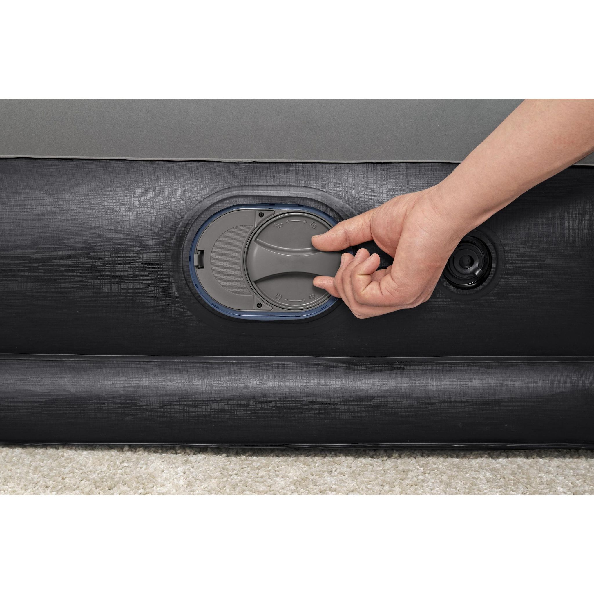 Voir la diapositive 8 : BESTWAY Matelas gonflable 2 personnes, pompe USB intégrée