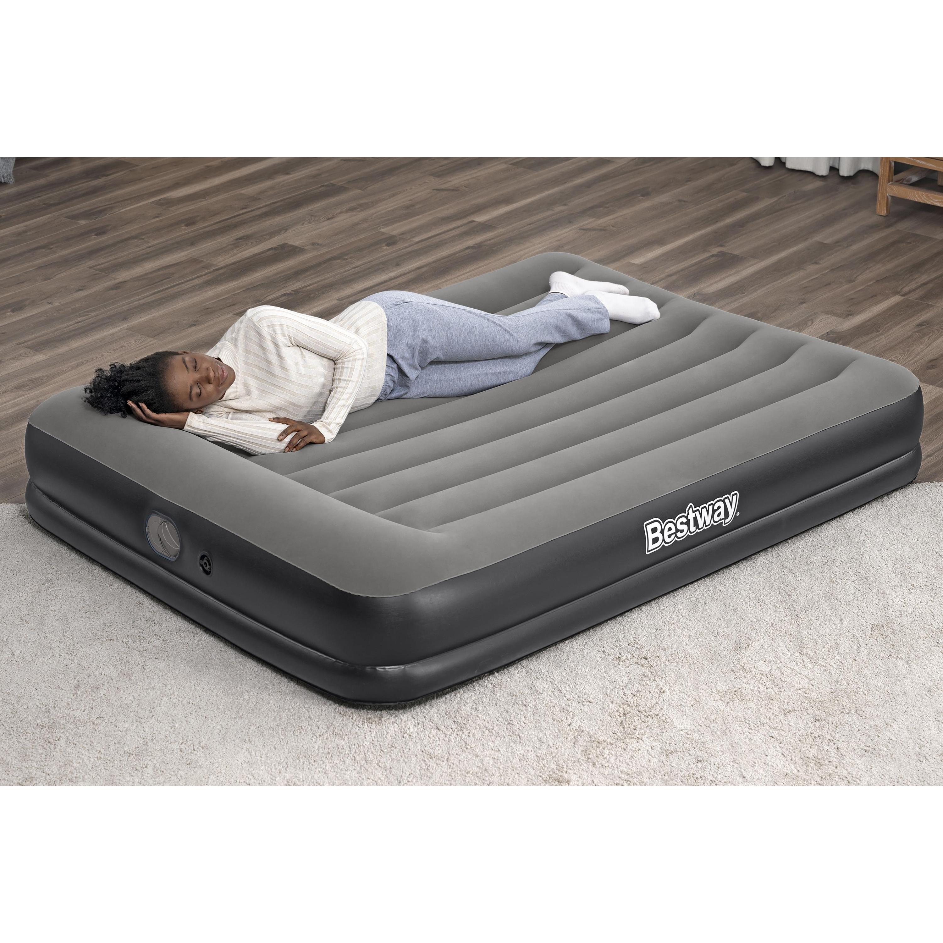 Voir la diapositive 11 : BESTWAY Matelas gonflable 2 personnes, pompe USB intégrée