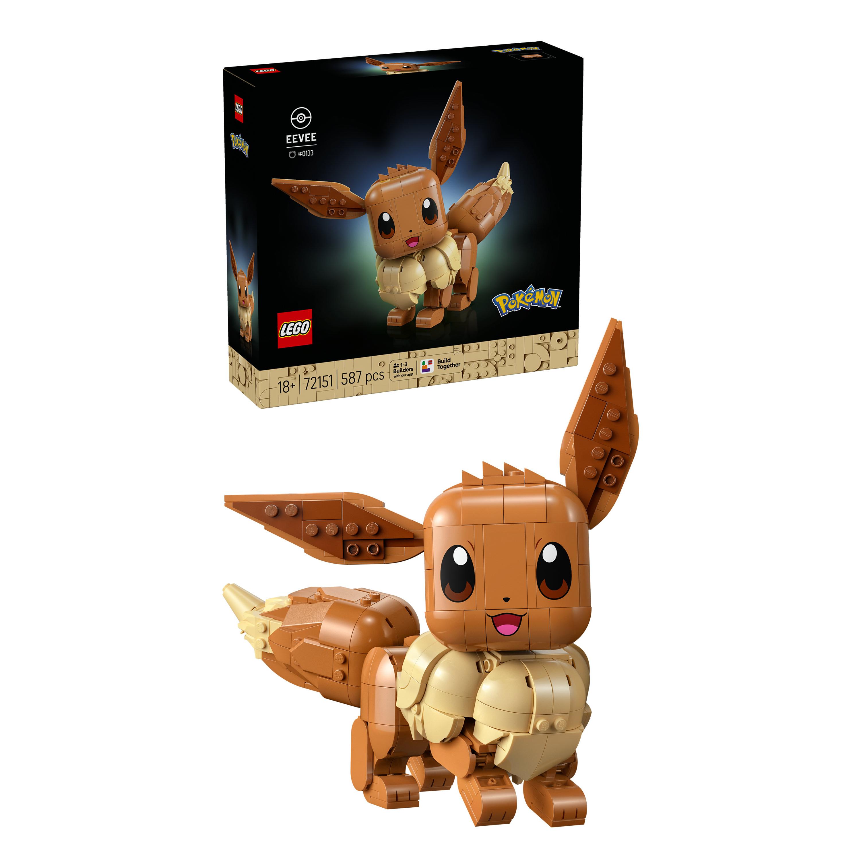 Voir la diapositive 12 : LEGO LEGO Pokémon 72151 Évoli - Set de Construction Collector pour Adulte - Idée Cadeau Gaming