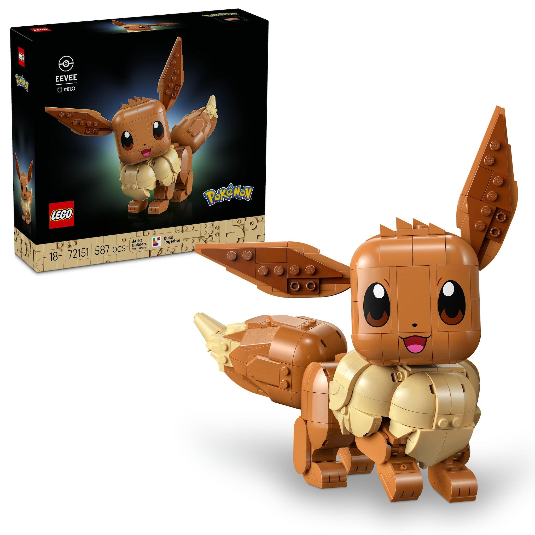 Voir la diapositive 11 : LEGO Pokémon 72151 Évoli - Set de Construction Collector pour Adulte - Idée Cadeau Gaming