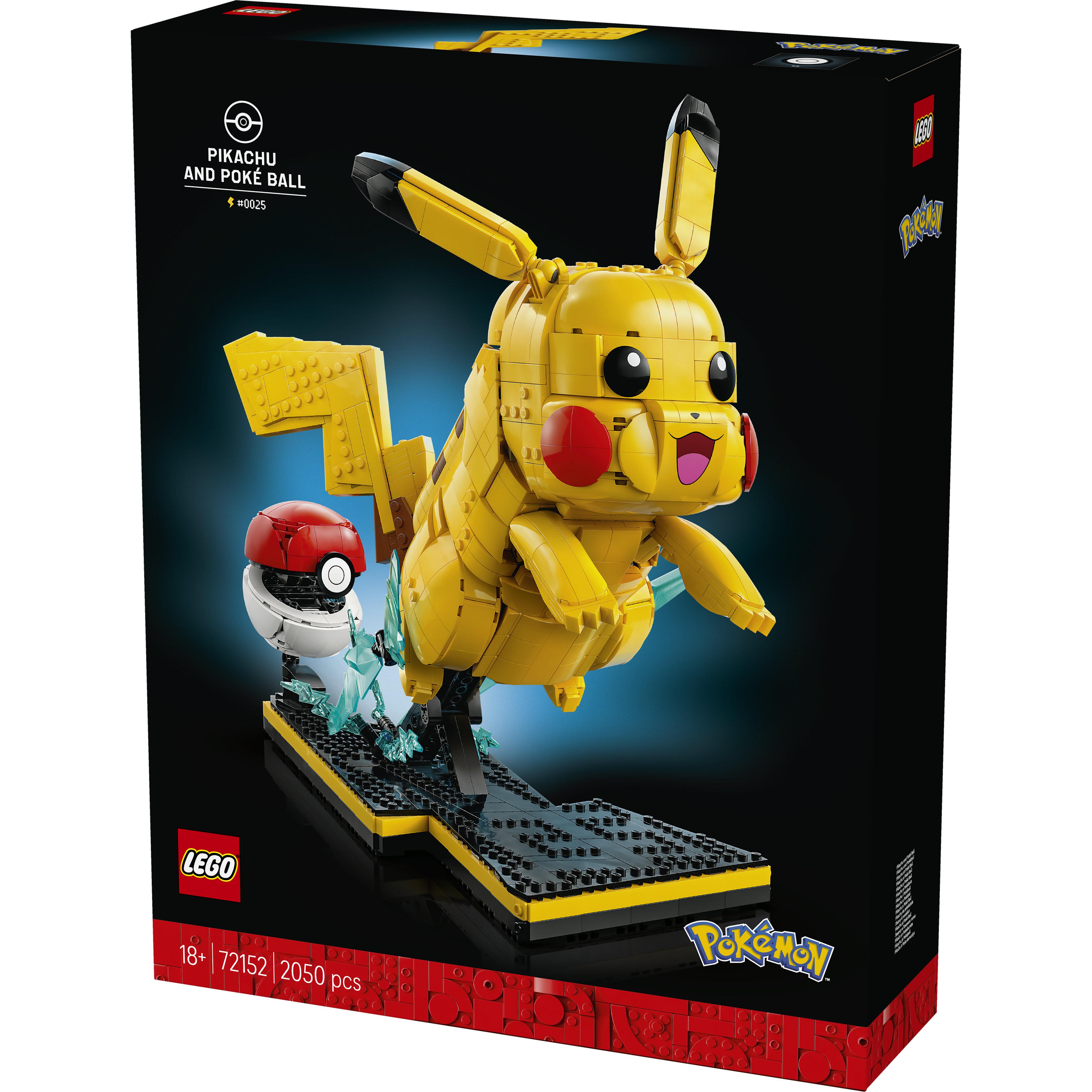 Voir la diapositive 3 : LEGO LEGO Pokémon 72152 Pikachu et Poké Ball - Set Collector pour Adulte - Idée Cadeau Gaming