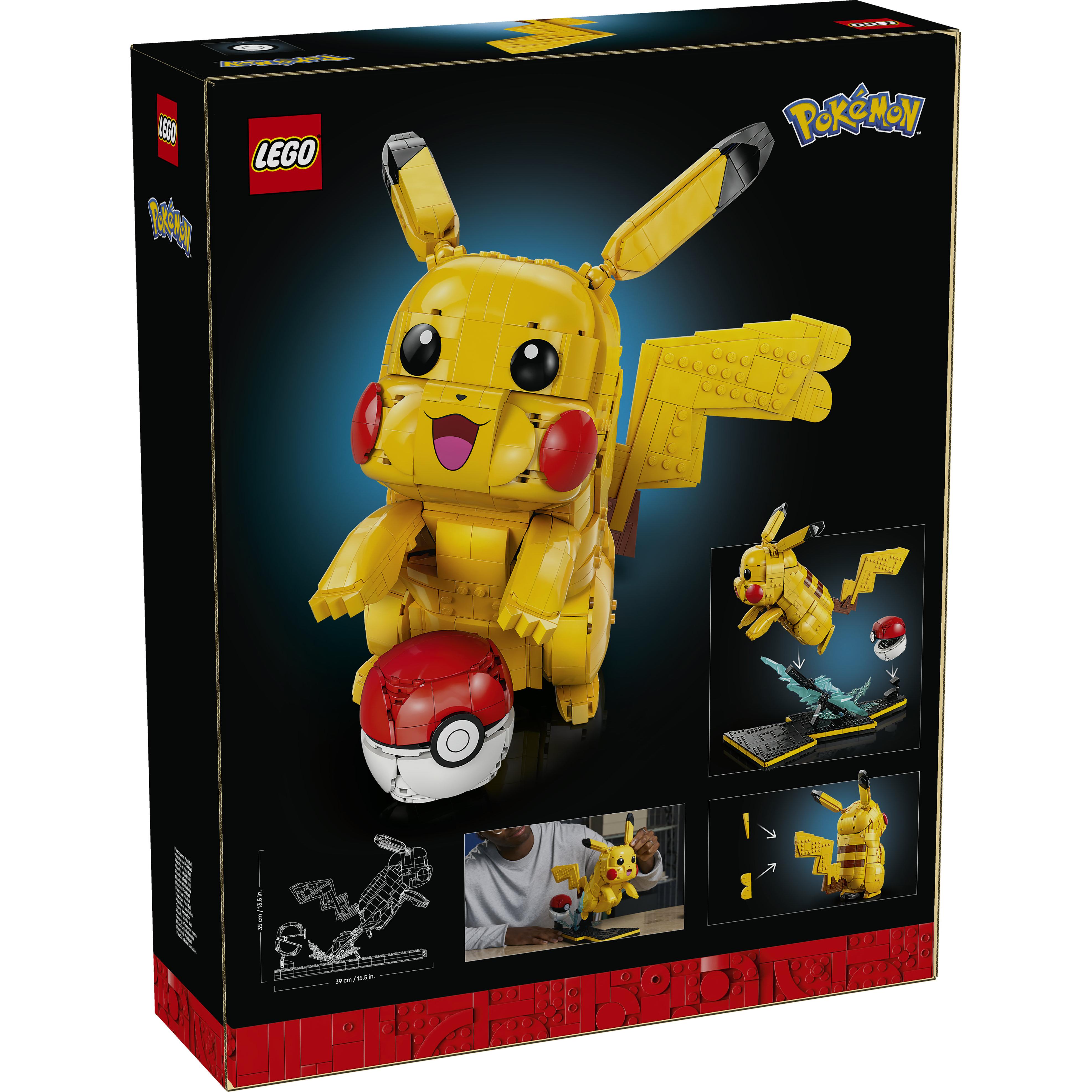 Voir la diapositive 9 : LEGO LEGO Pokémon 72152 Pikachu et Poké Ball - Set Collector pour Adulte - Idée Cadeau Gaming