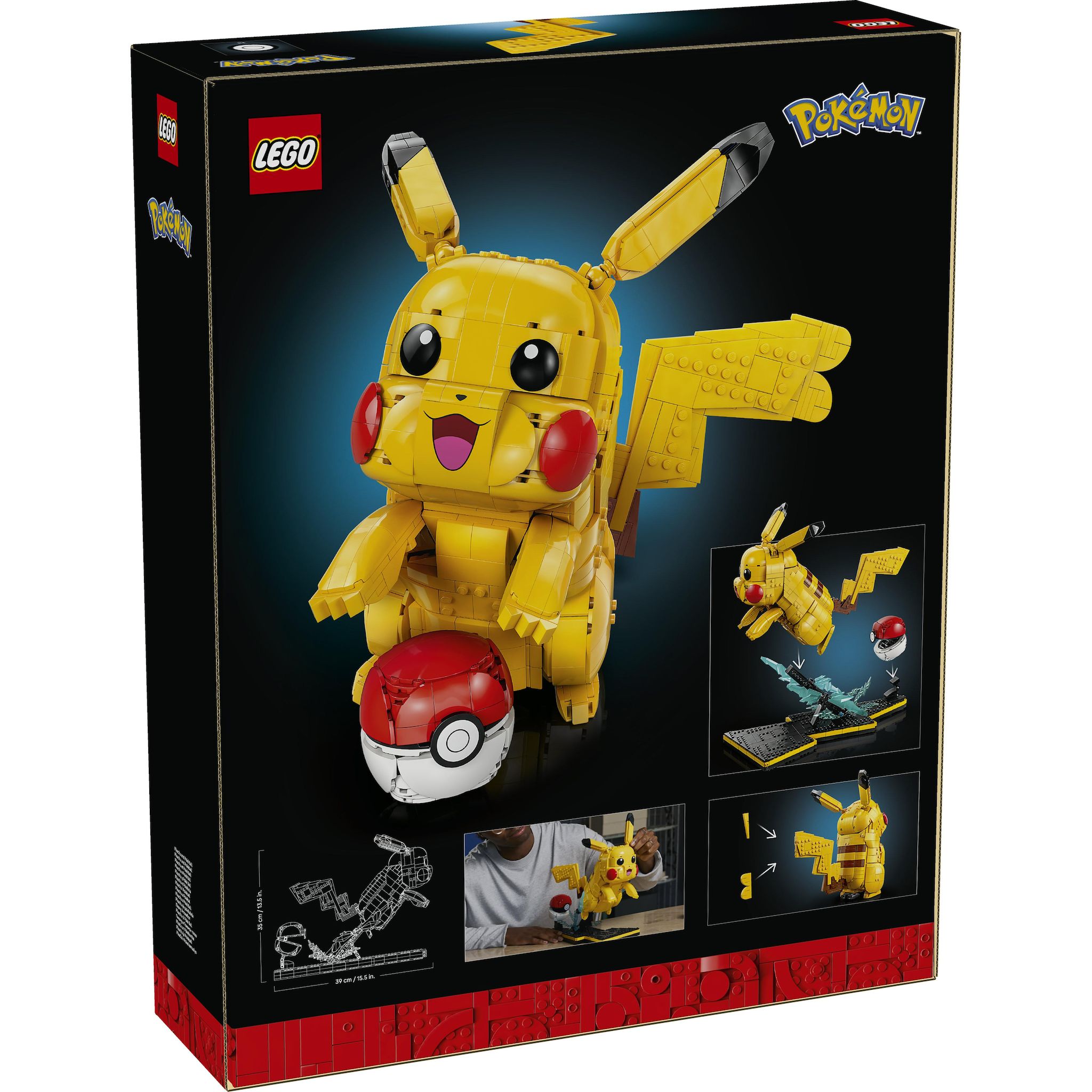 Voir la diapositive 9 : LEGO Pokémon 72152 Pikachu et Poké Ball - Set Collector pour Adulte - Idée Cadeau Gaming