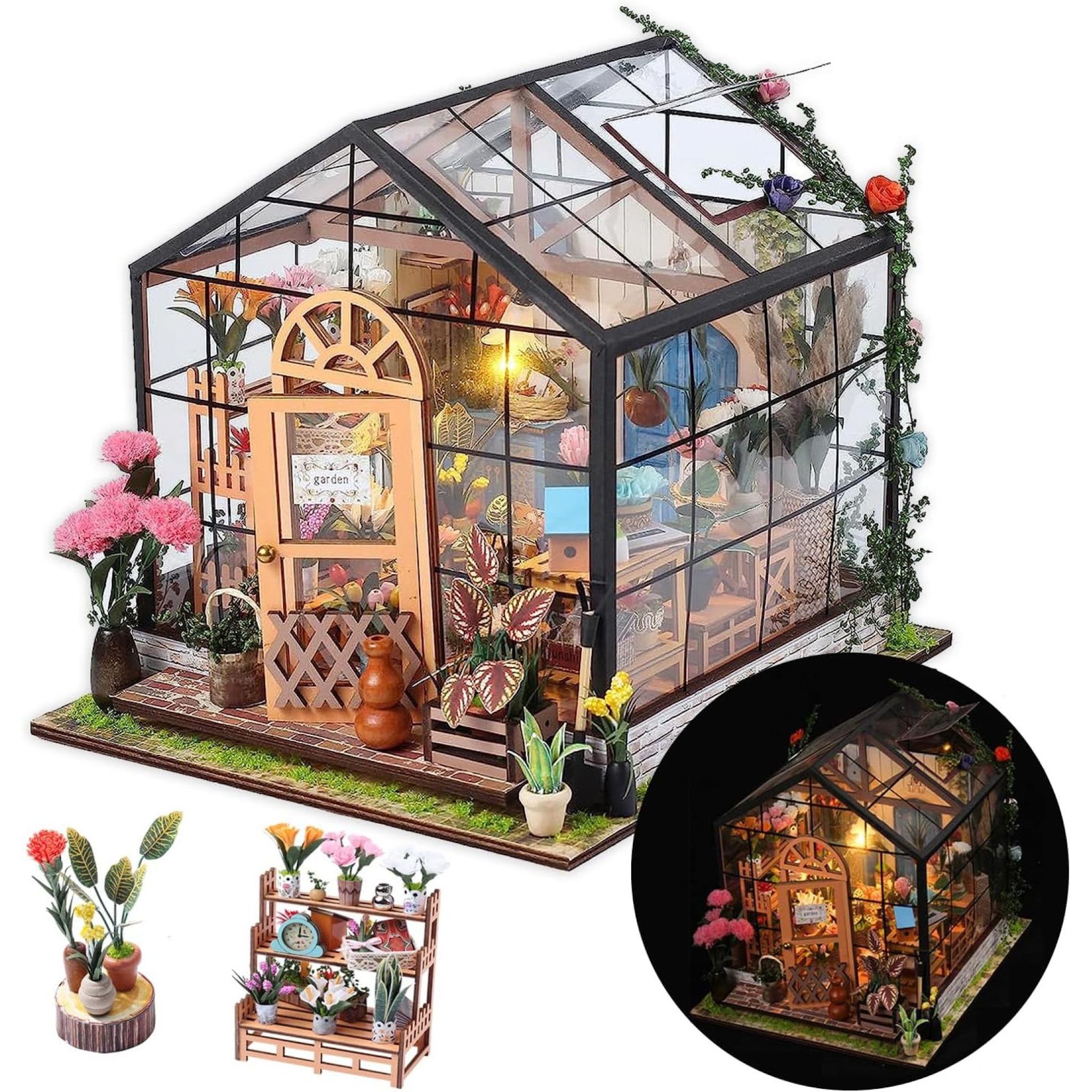 Maquette Book Nook Serre Fleurie