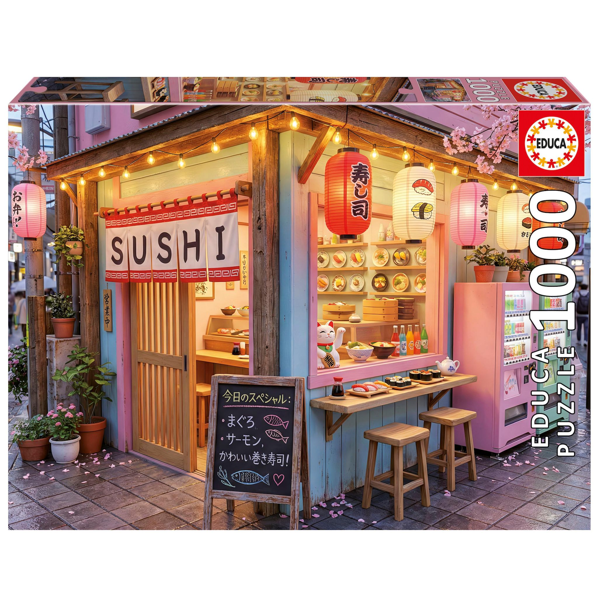 EDUCA Puzzle 1000 pièces Kawaii Sushi