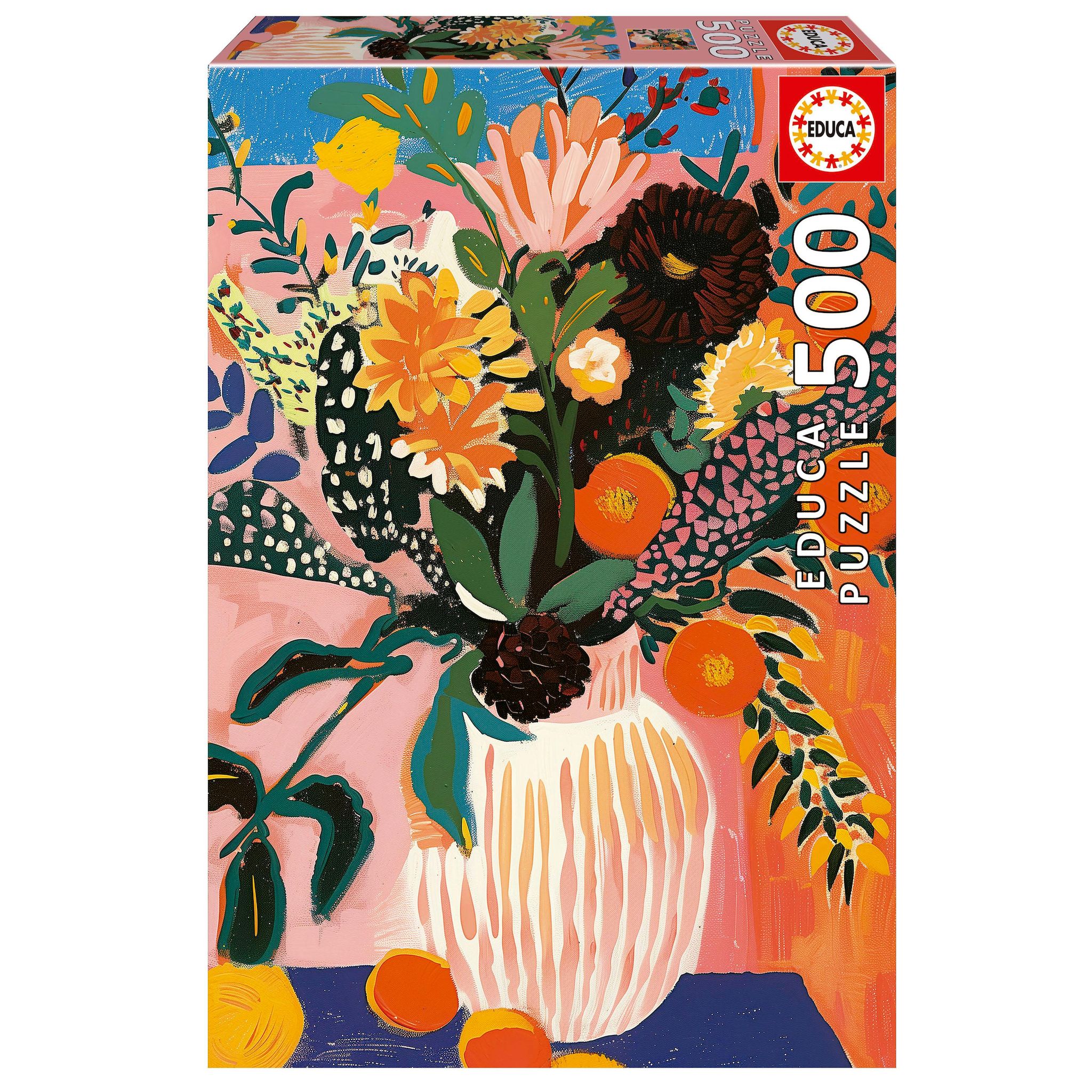 EDUCA Puzzle 500 pièces Fleur Bohème