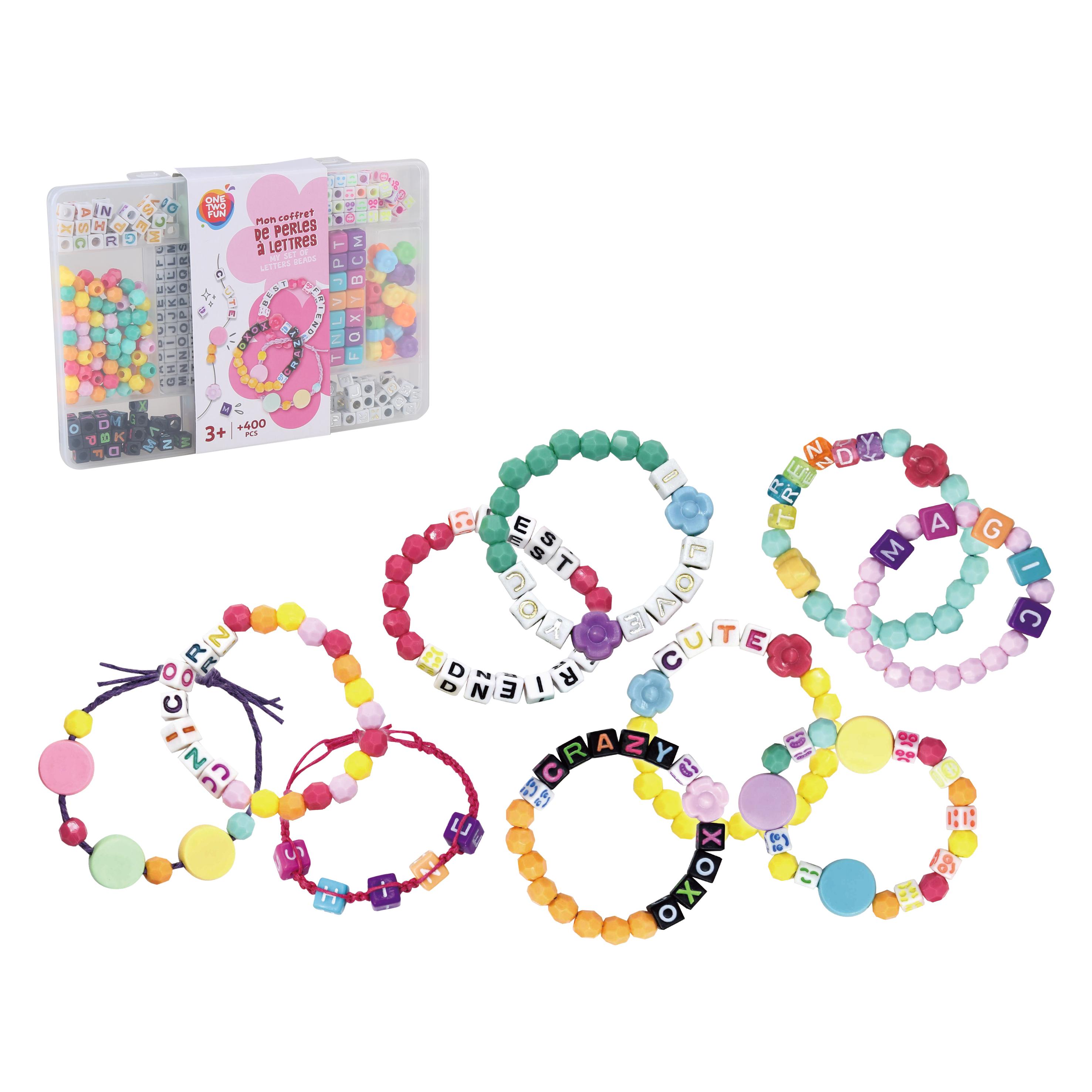 Voir la diapositive 3 : ONE TWO FUN Mon Set der Bracelets à Lettres