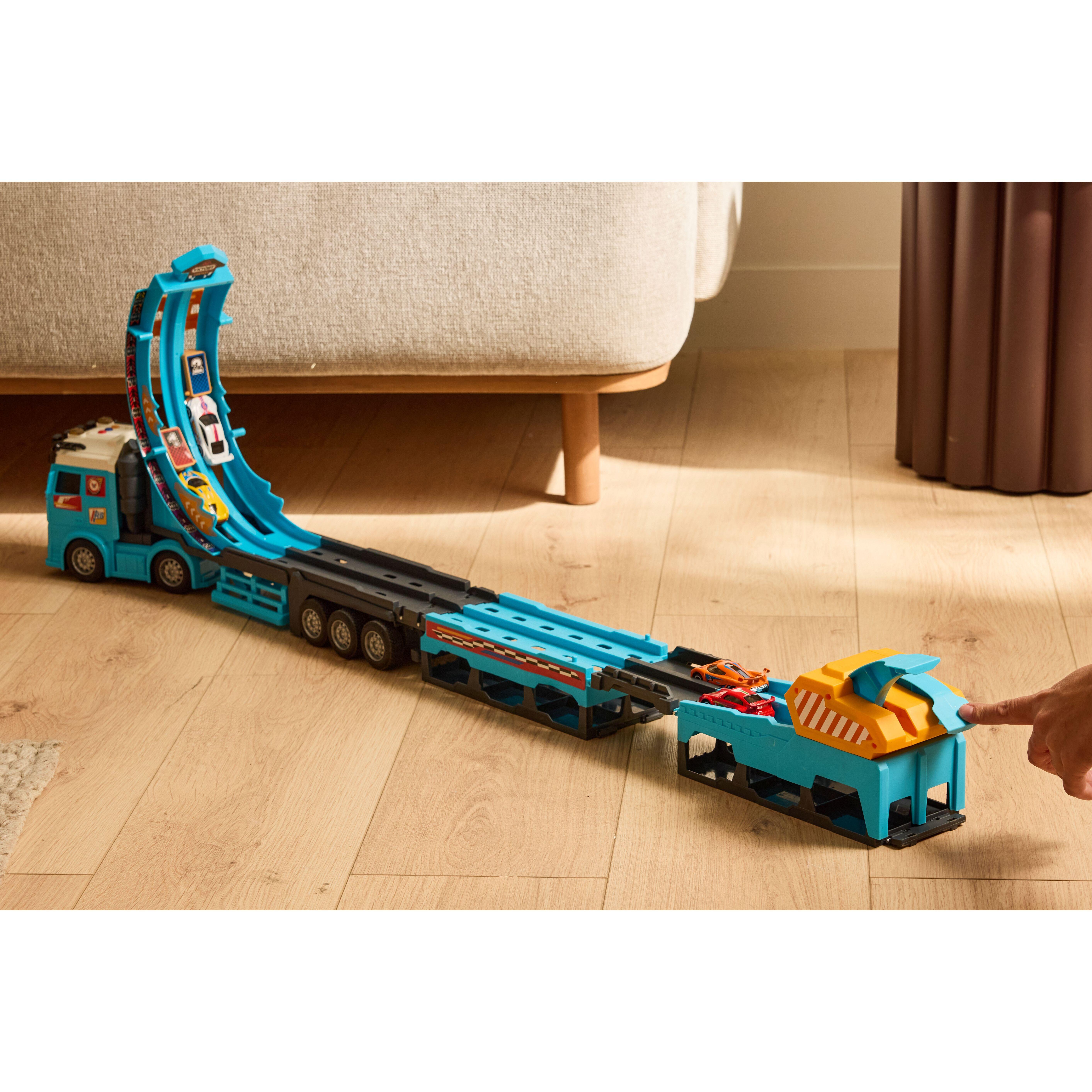 Voir la diapositive 3 : ONE TWO FUN Camion Catapulte Circuit transformable