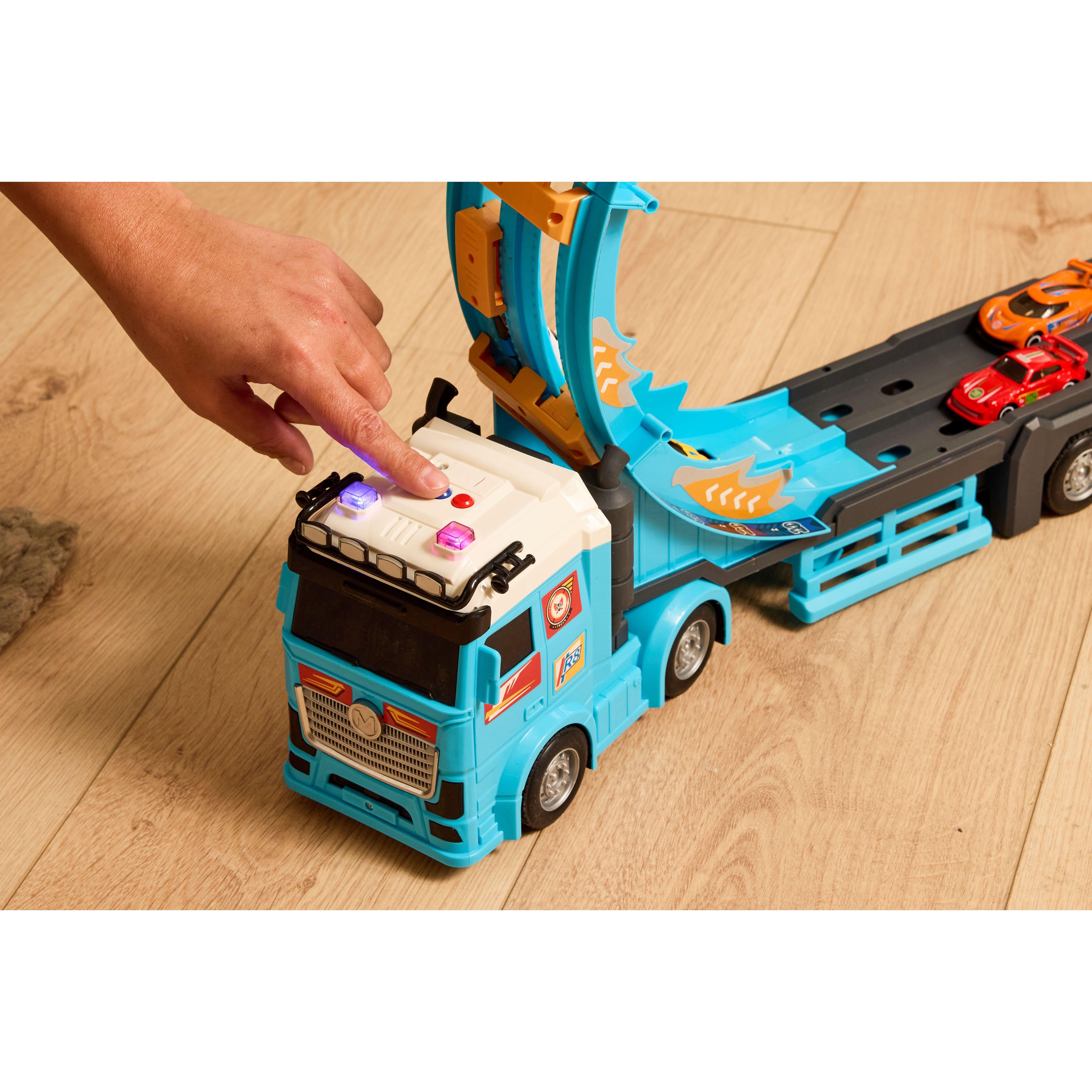 Voir la diapositive 4 : ONE TWO FUN Camion Catapulte Circuit transformable