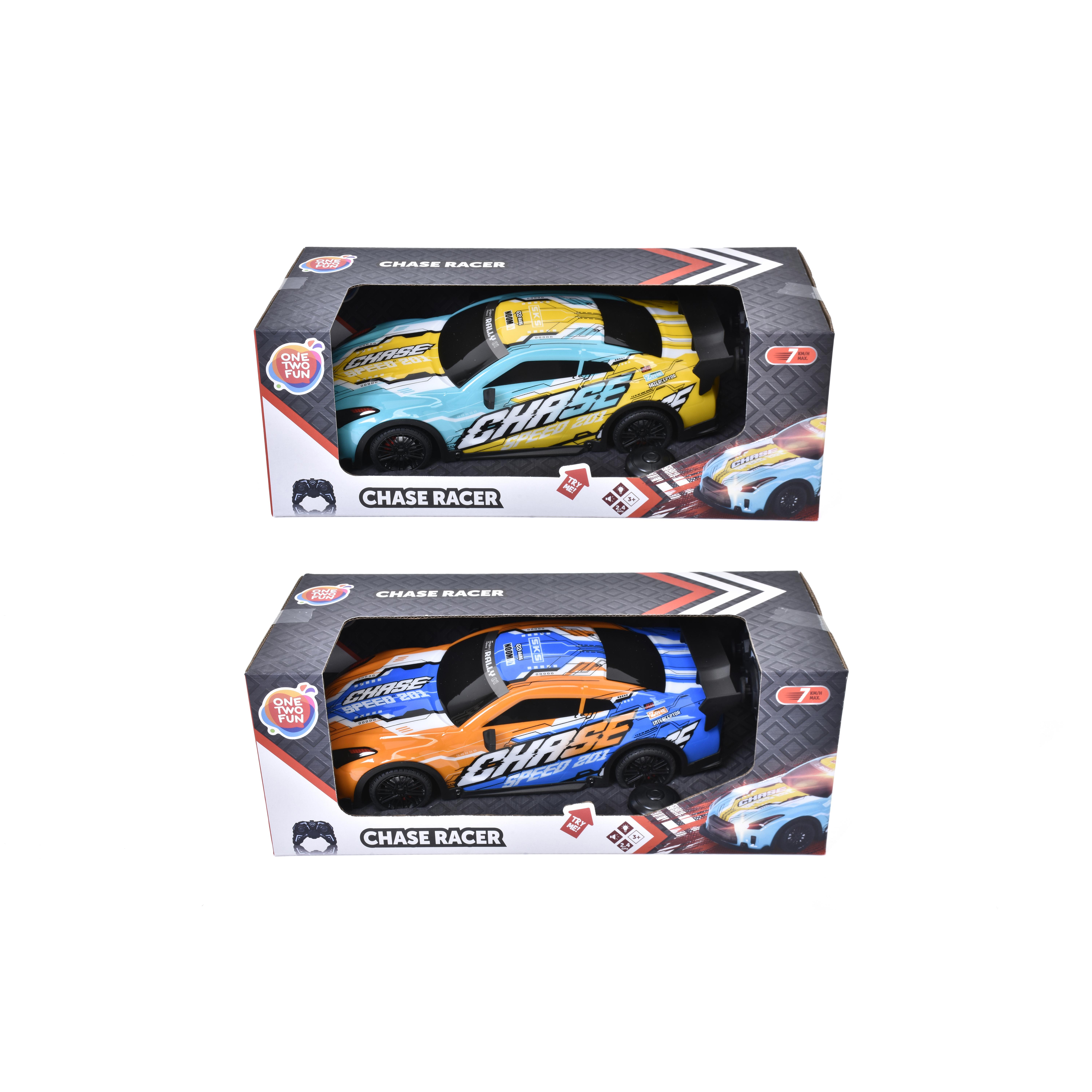 ONE TWO FUN Voiture RC Chase Car