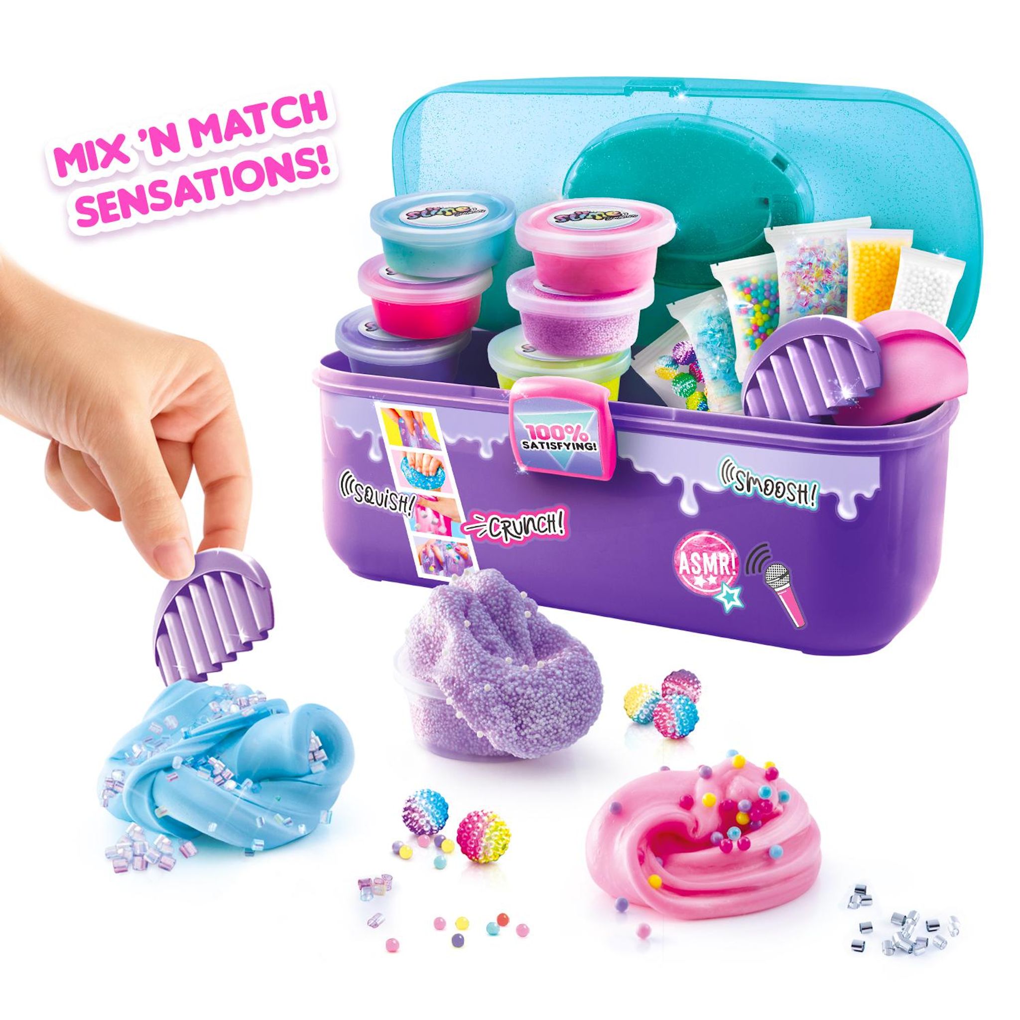 Voir la diapositive 3 : CANAL TOYS Crazy Sensation Mallette ASMR Mix'In