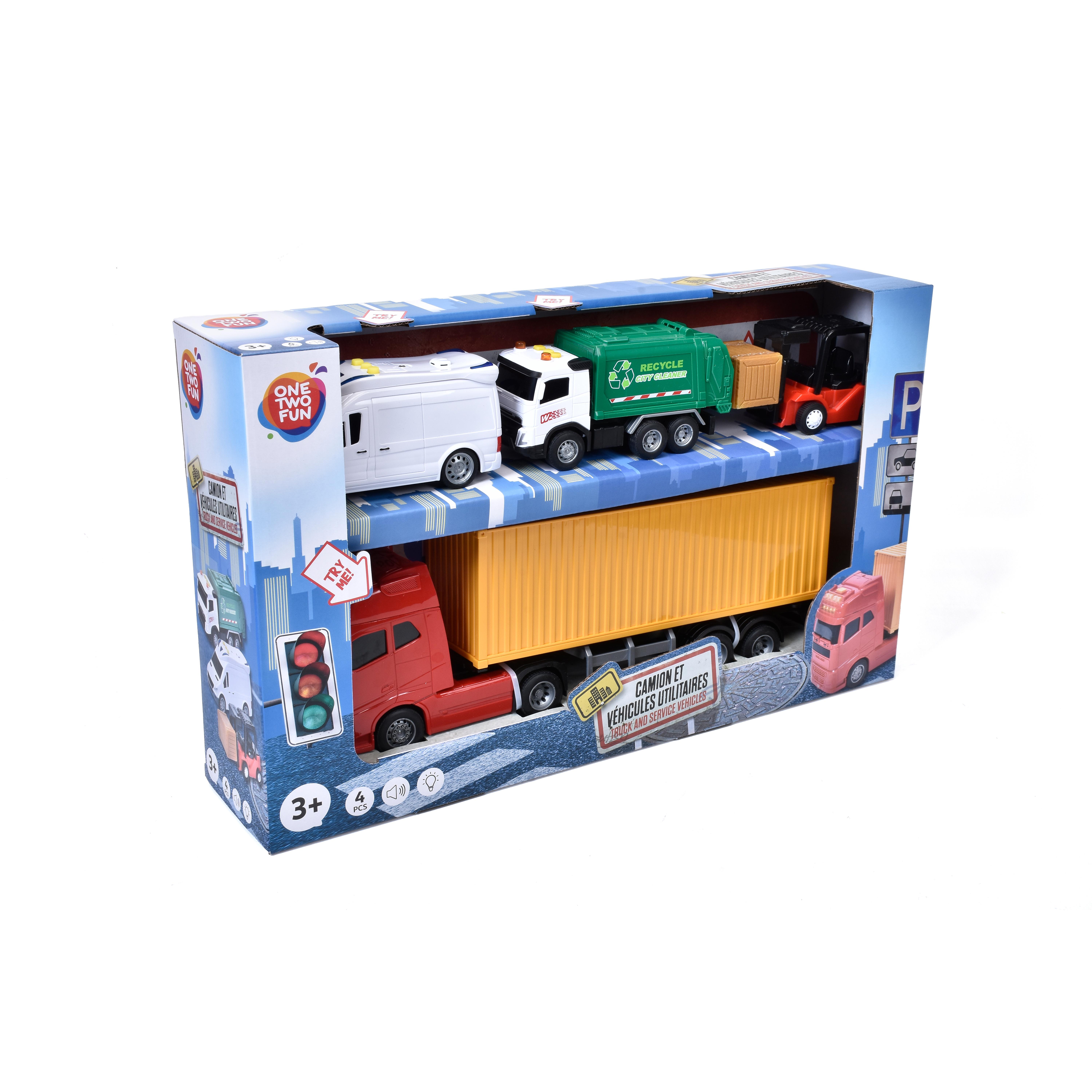 ONE TWO FUN Véhicules de services : Camion et Utilitaires