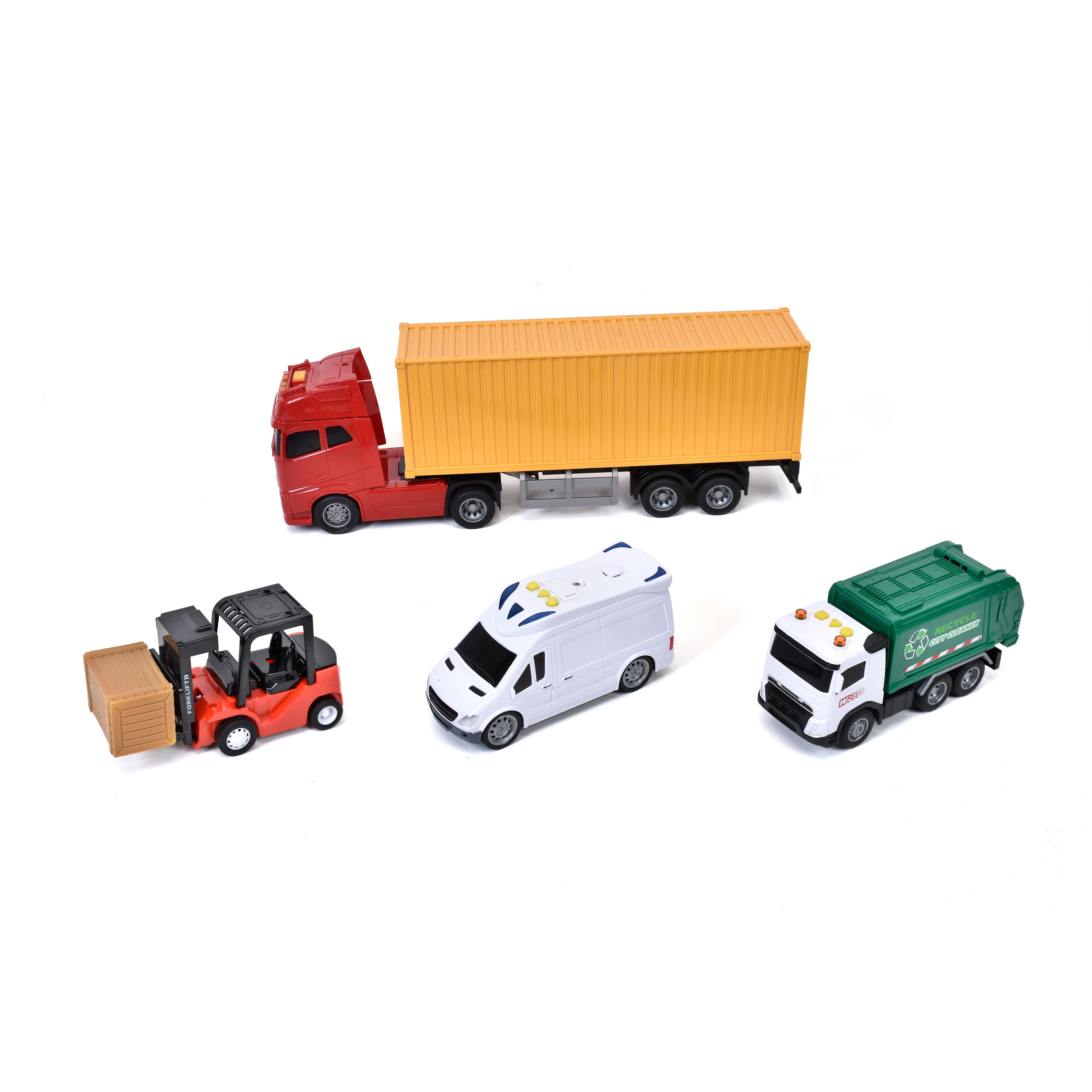 Voir la diapositive 2 : ONE TWO FUN Véhicules de services : Camion et Utilitaires