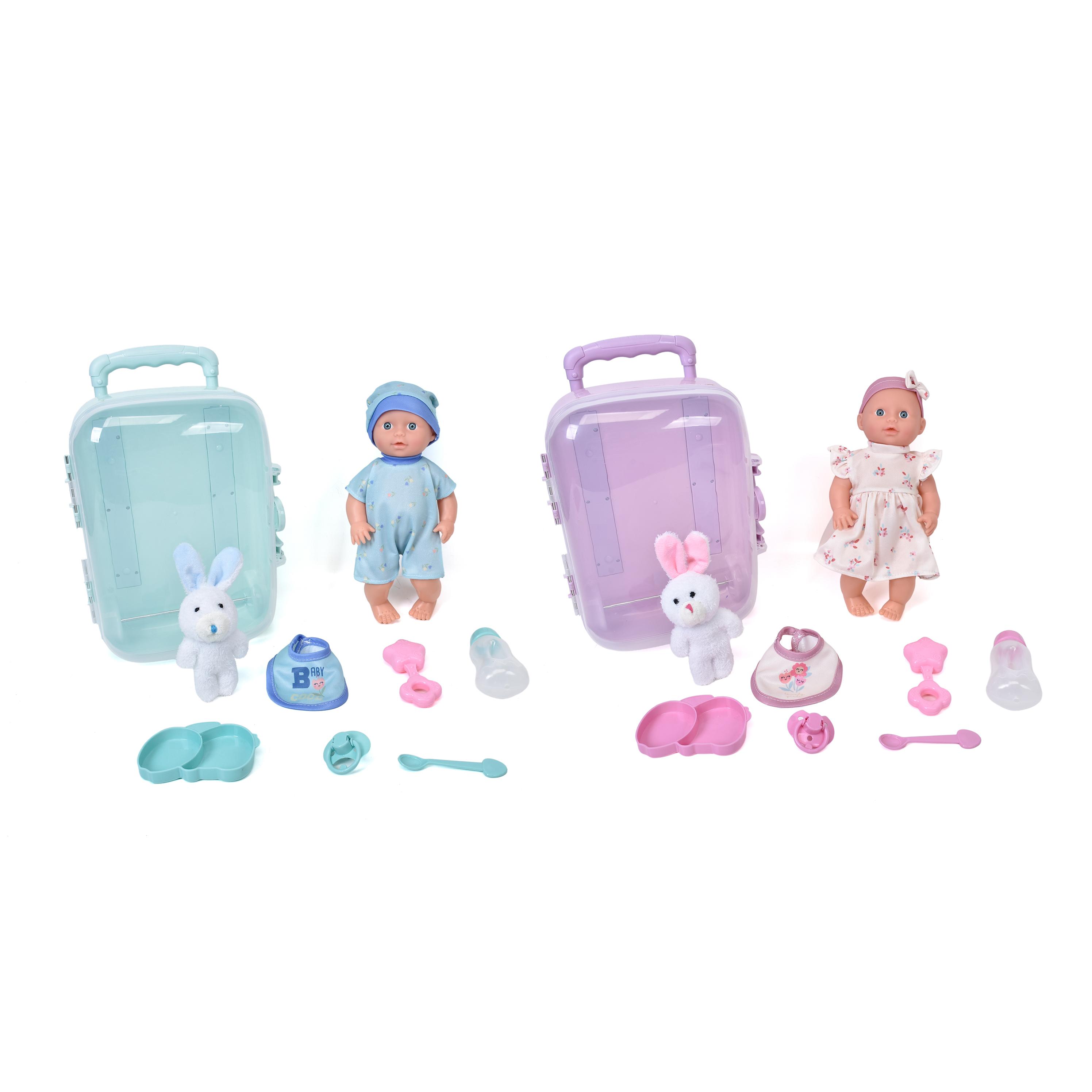 Voir la diapositive 3 : ONE TWO FUN La Valisette de bébé Léa ou Alex et accessoires