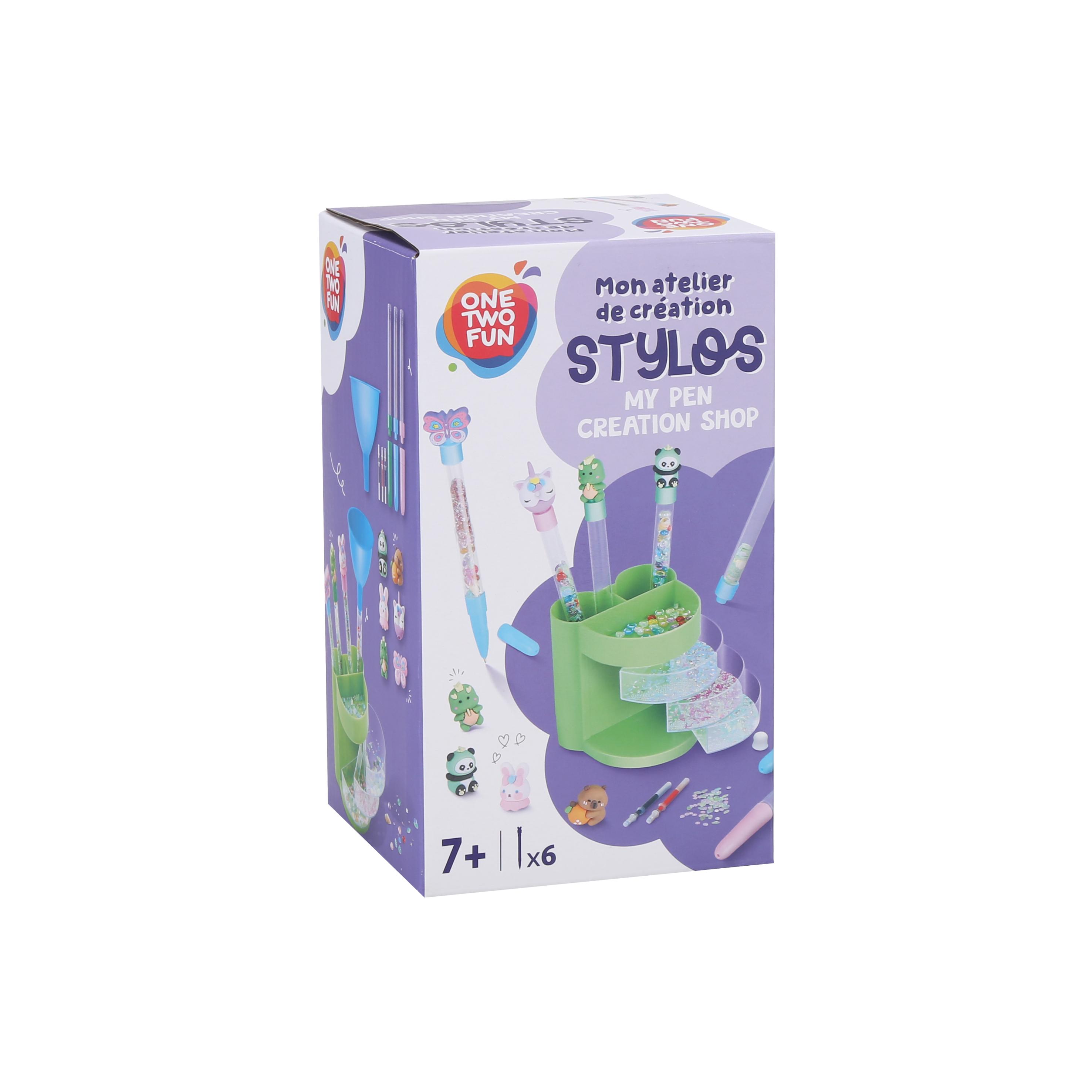 ONE TWO FUN Mon Kit Stylos Kawaii x6