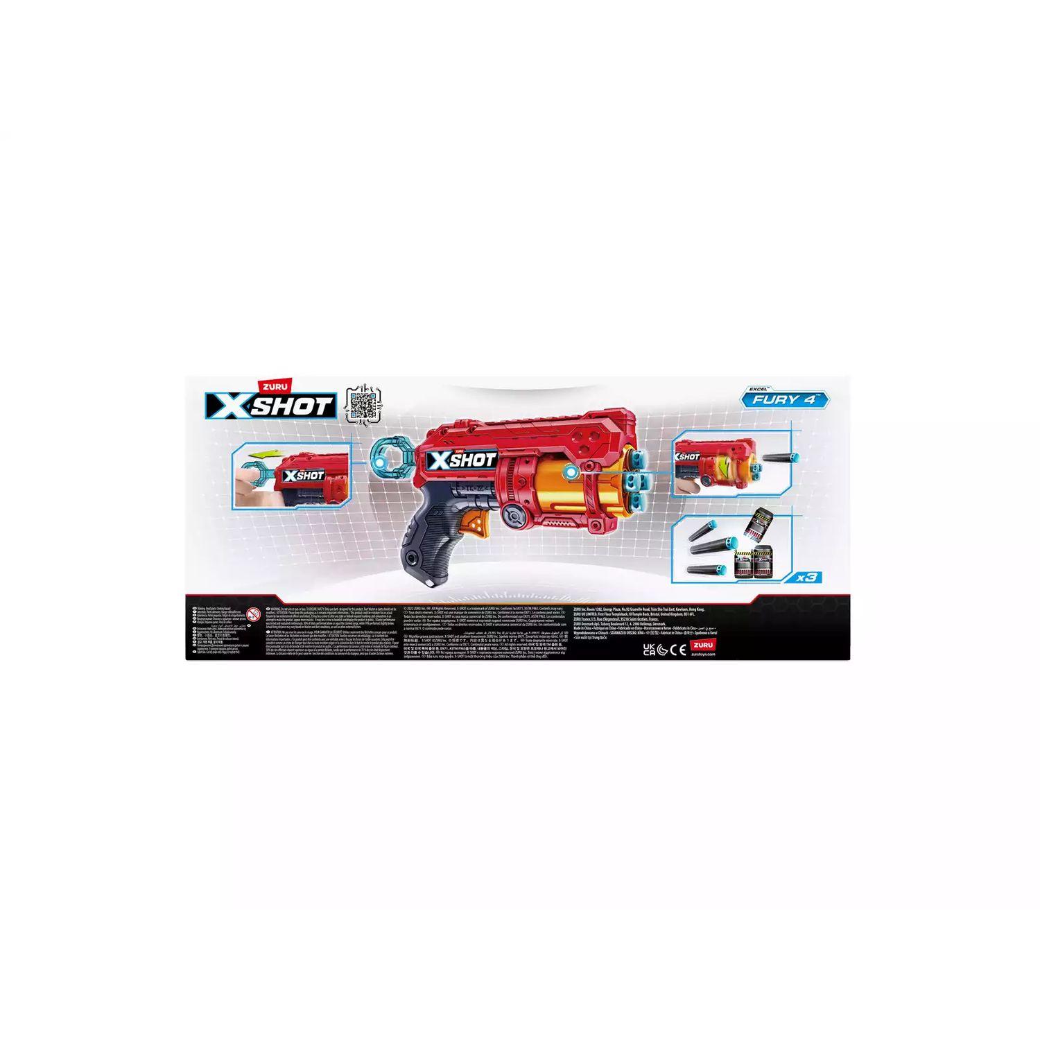 Voir la diapositive 3 : ZURU Pack de 2 Blaster Xshot Fury