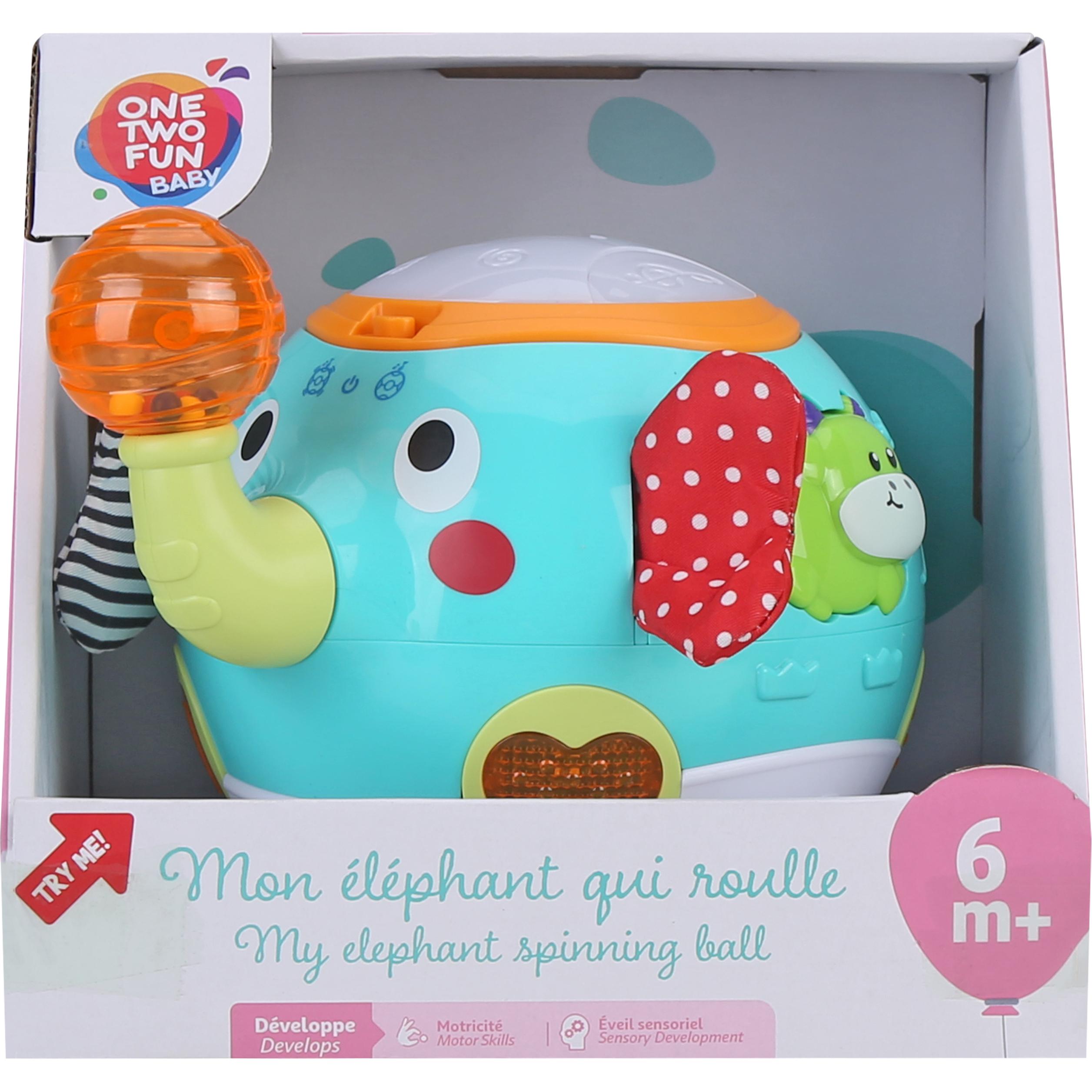 Voir la diapositive 2 : ONE TWO FUN Mon éléphant qui roule