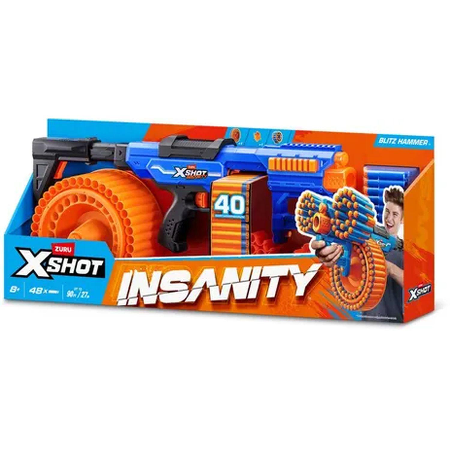 ZURU Blaster Xshot Insanity + 48 recharges