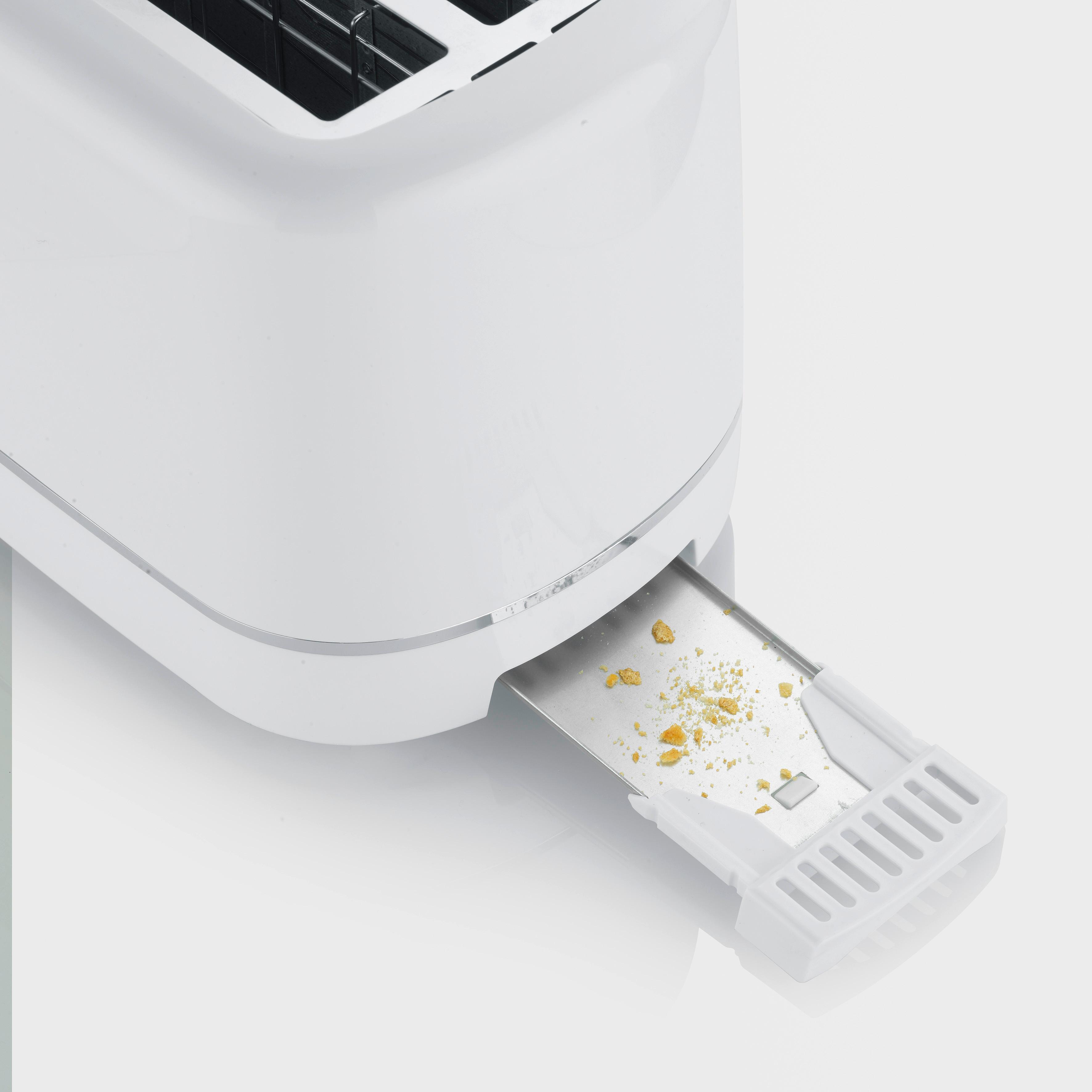 Voir la diapositive 4 : SEVERIN Grille pain AT4324 - Blanc