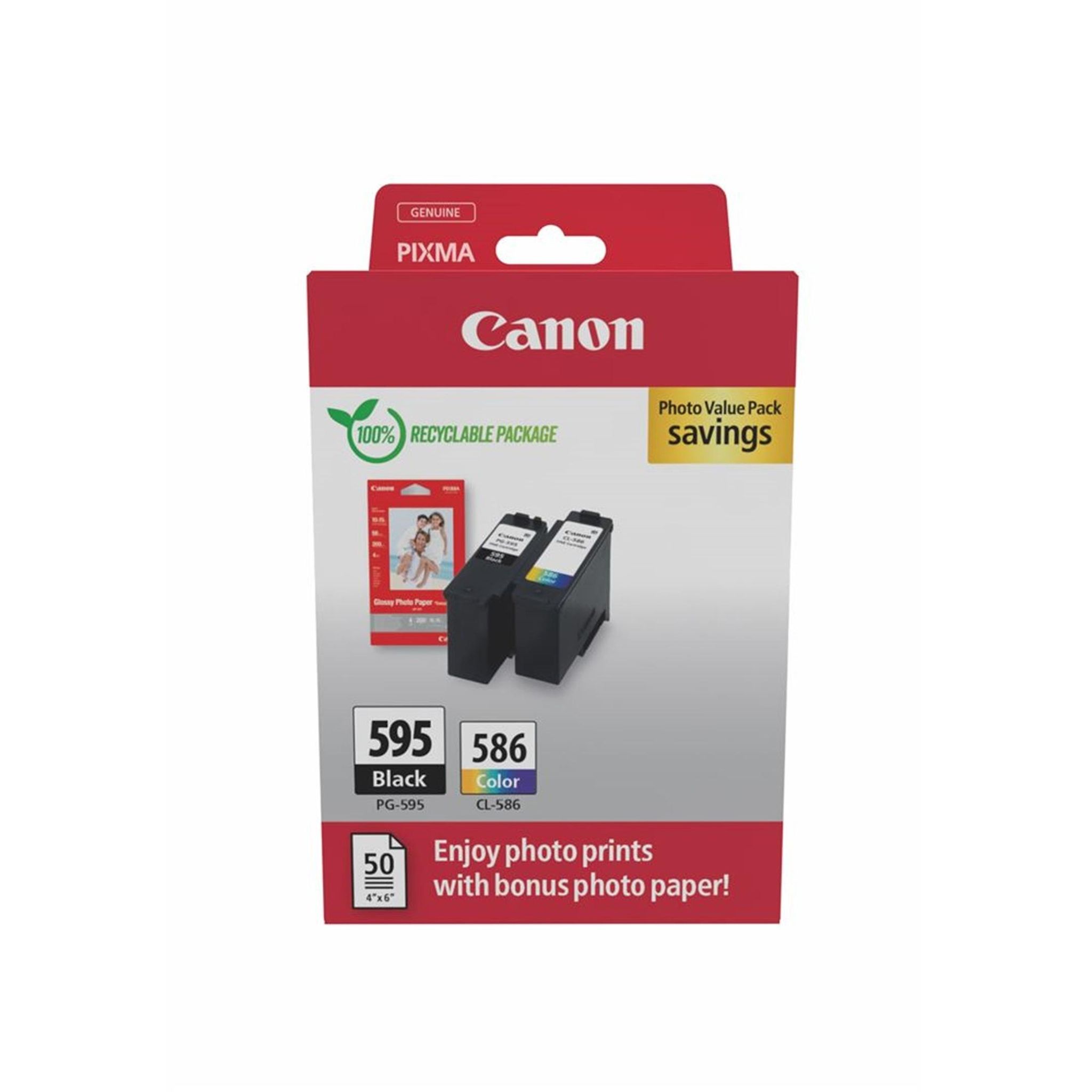 CANON Pack PG 595+CL 586