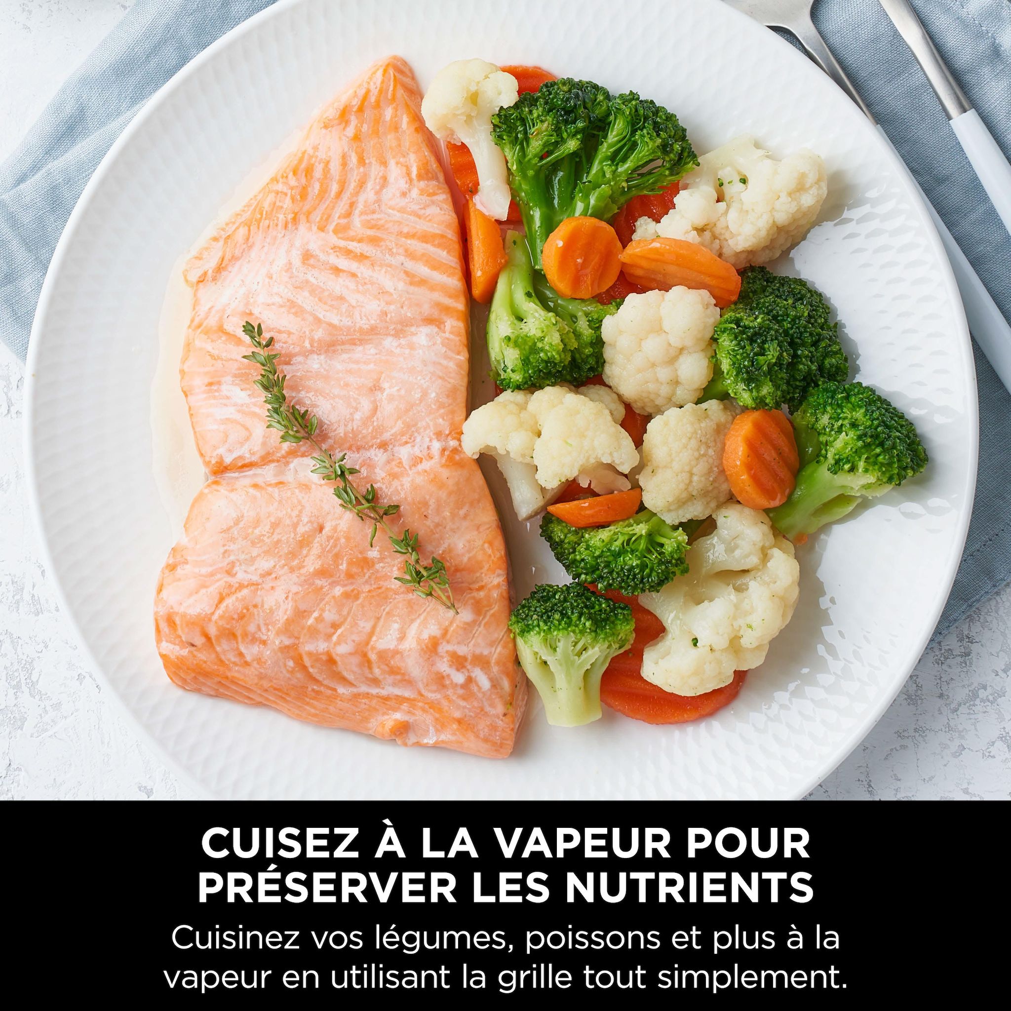 Voir la diapositive 5 : NINJA Cuiseur à riz et mijoteur MC1101EU - Bleu nuit