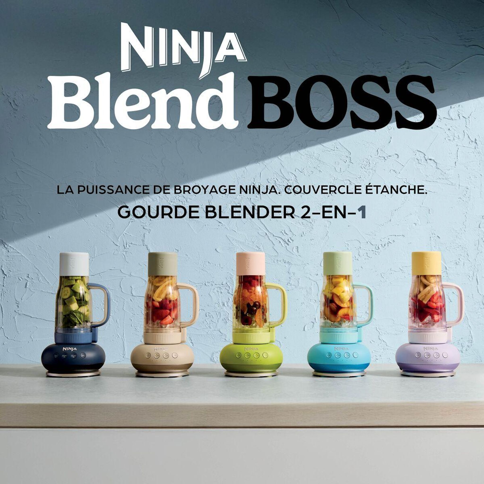 Voir la diapositive 2 : NINJA Blender BlendBOSS - Bleu nuit