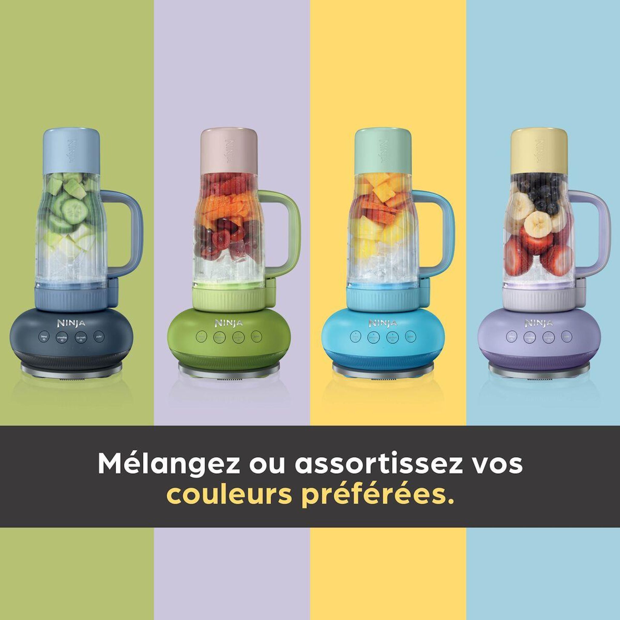 Voir la diapositive 3 : NINJA Blender BlendBOSS - Bleu nuit