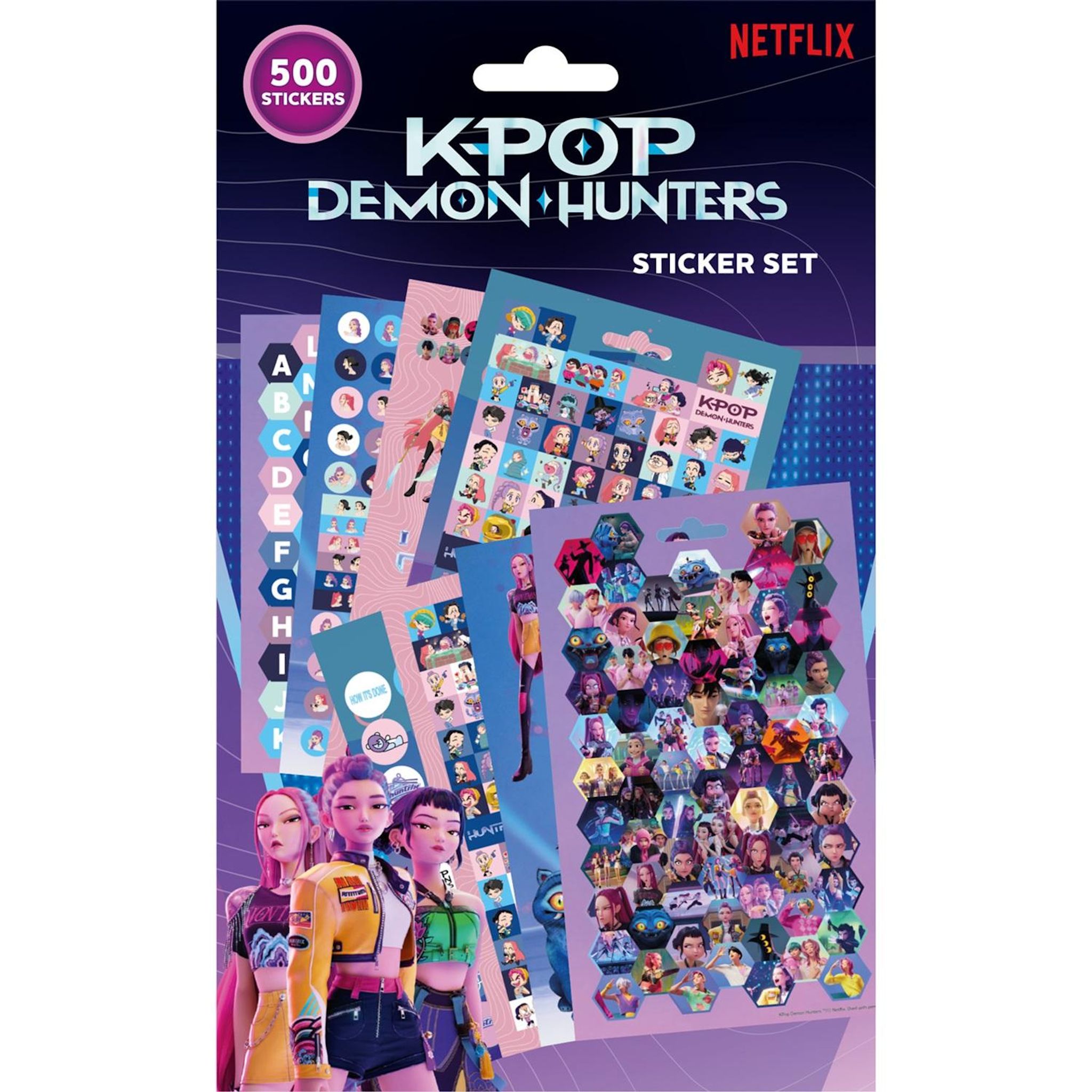 WTT Pack de 500 Stickers Démon Hunters K-Pop
