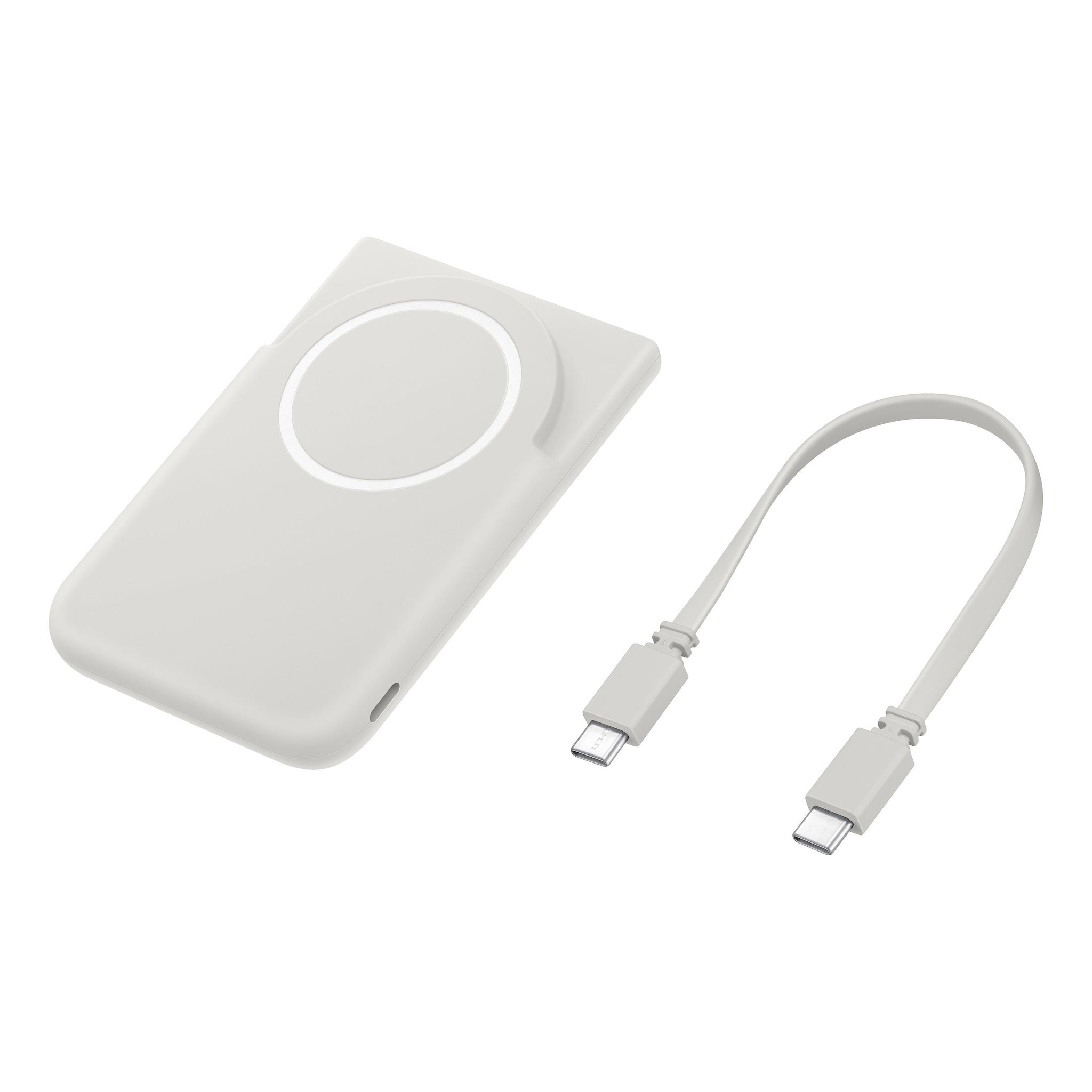 Voir la diapositive 5 : SAMSUNG Batterie Externe 5000mAh magnétique - Blanc