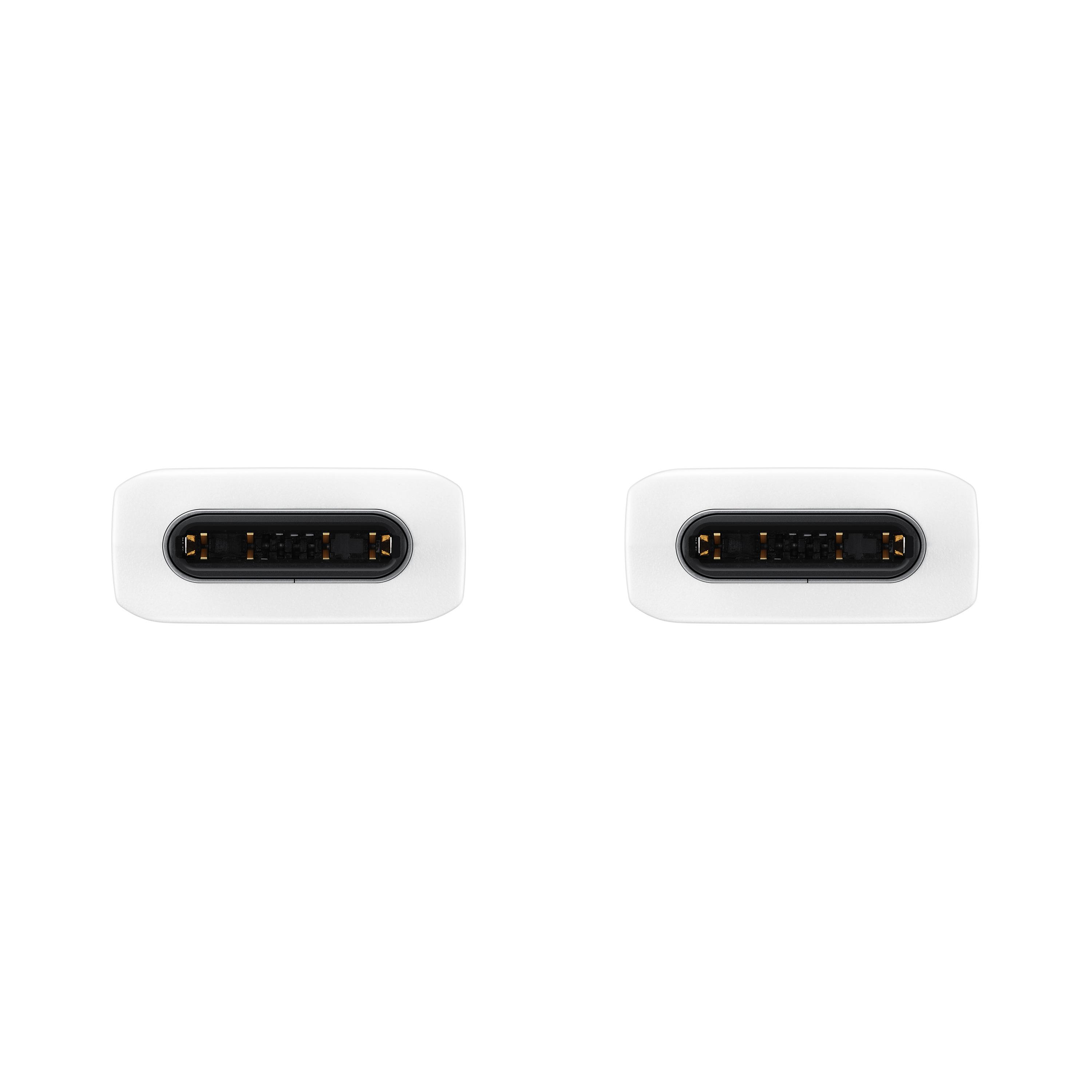 Voir la diapositive 4 : SAMSUNG Câble USB C / USB C 60W - Blanc