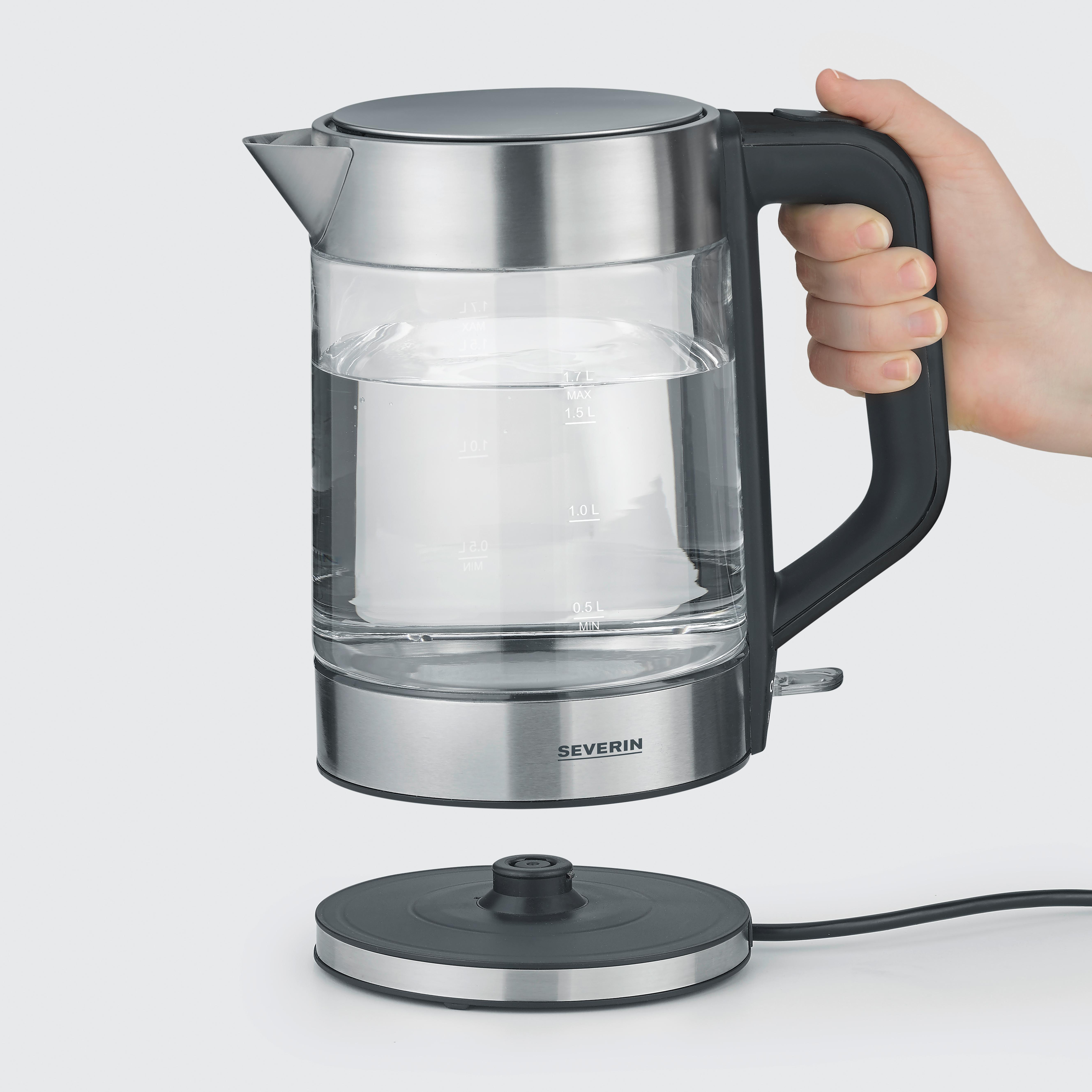 Voir la diapositive 3 : SEVERIN Bouilloire WK3420 - Inox