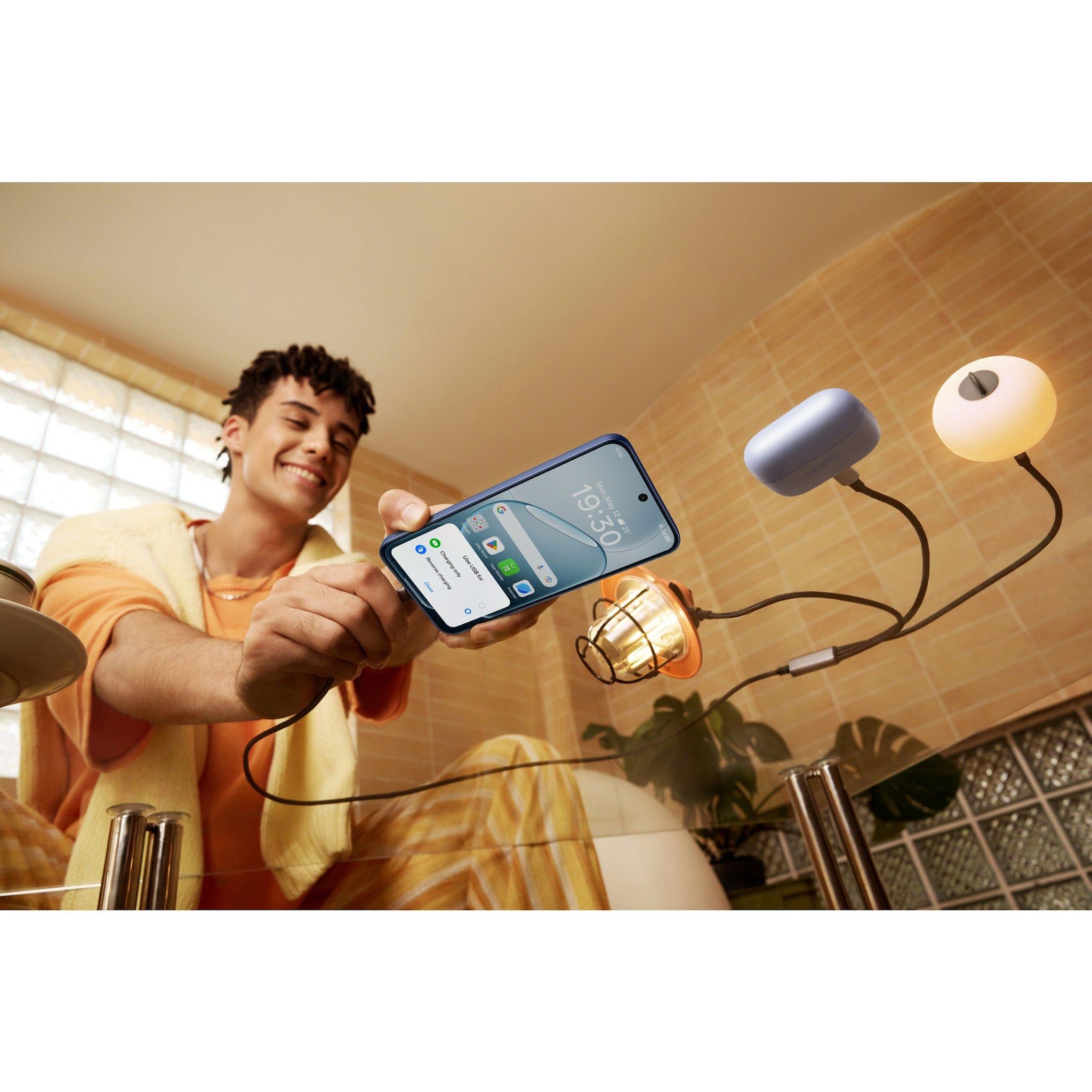 Voir la diapositive 12 : OPPO A6 Pro 5G 256Go - Bleu