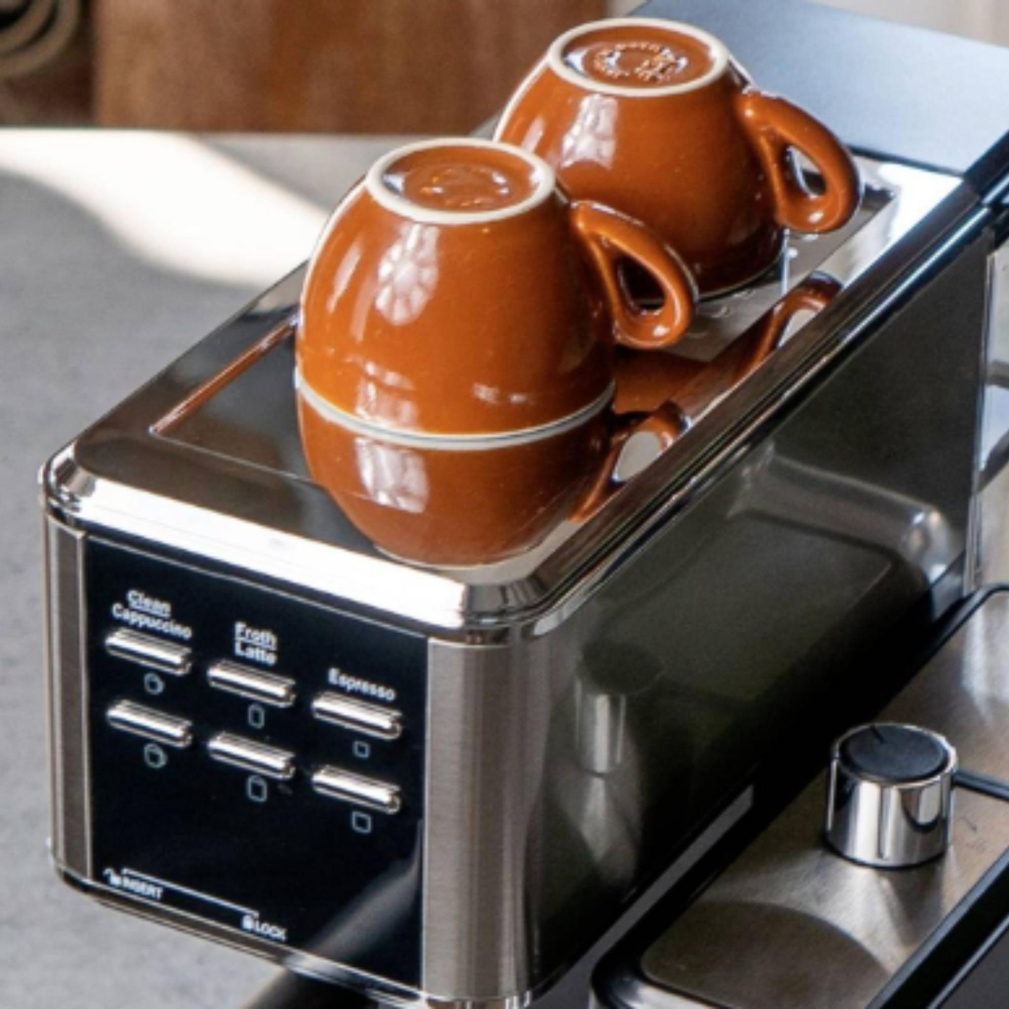 Voir la diapositive 3 : KITCHENCOOK Machine à café 2 en 1 PCESKA 1266 - Gris