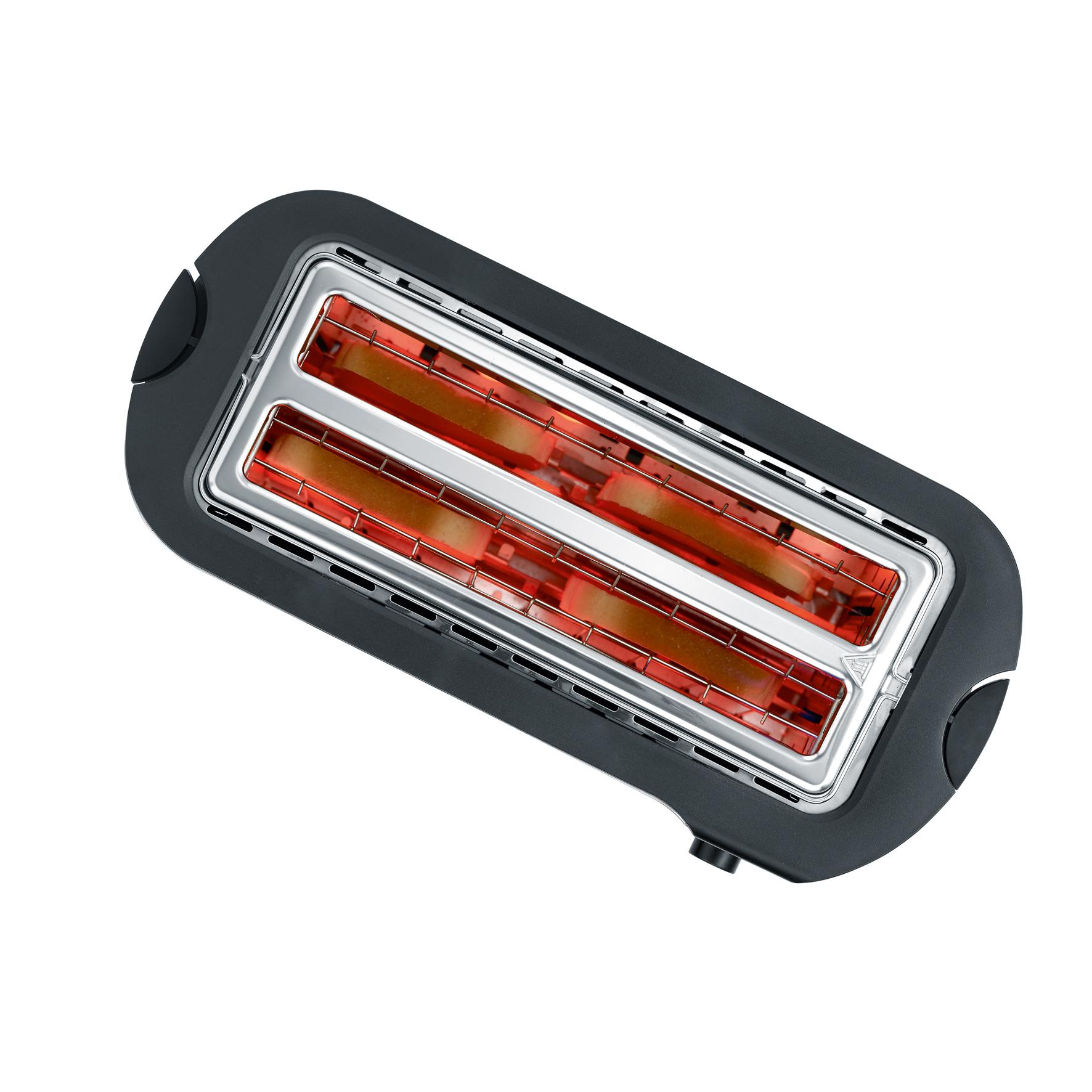 Voir la diapositive 2 : SEVERIN Grille pain AT2590 - Inox