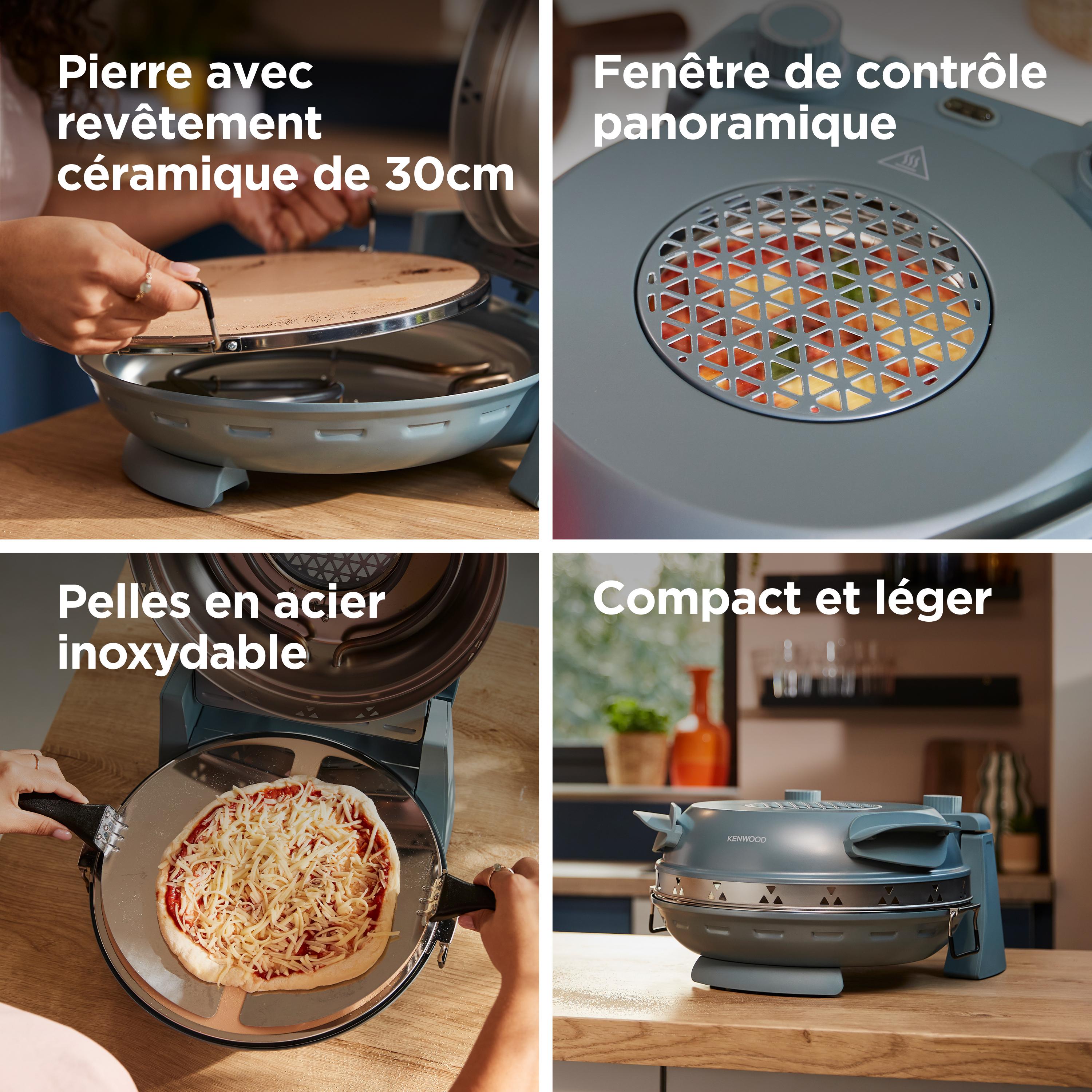 Voir la diapositive 7 : KENWOOD Four à pizza KP010000GY - Gris