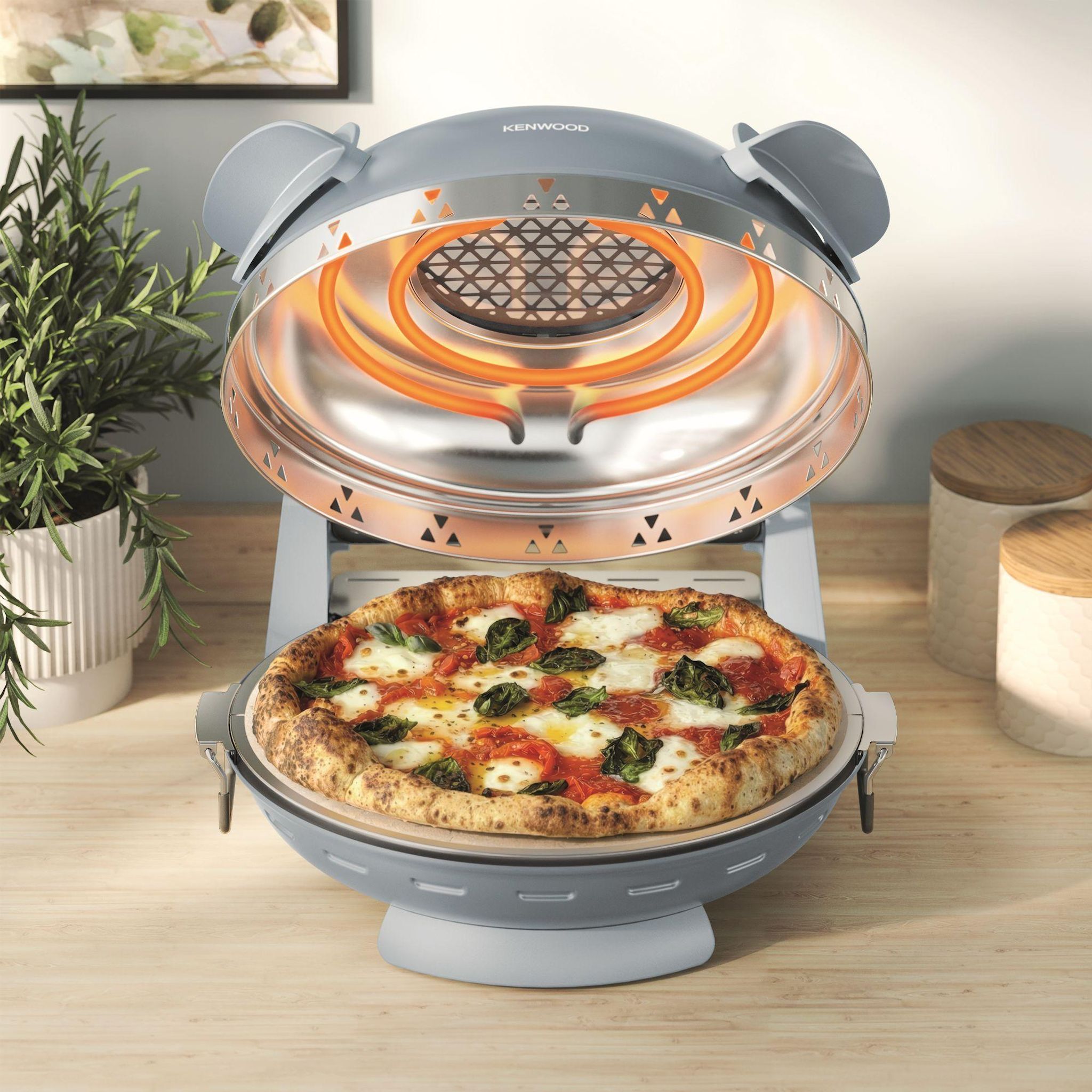 Voir la diapositive 9 : KENWOOD Four à pizza KP010000GY - Gris