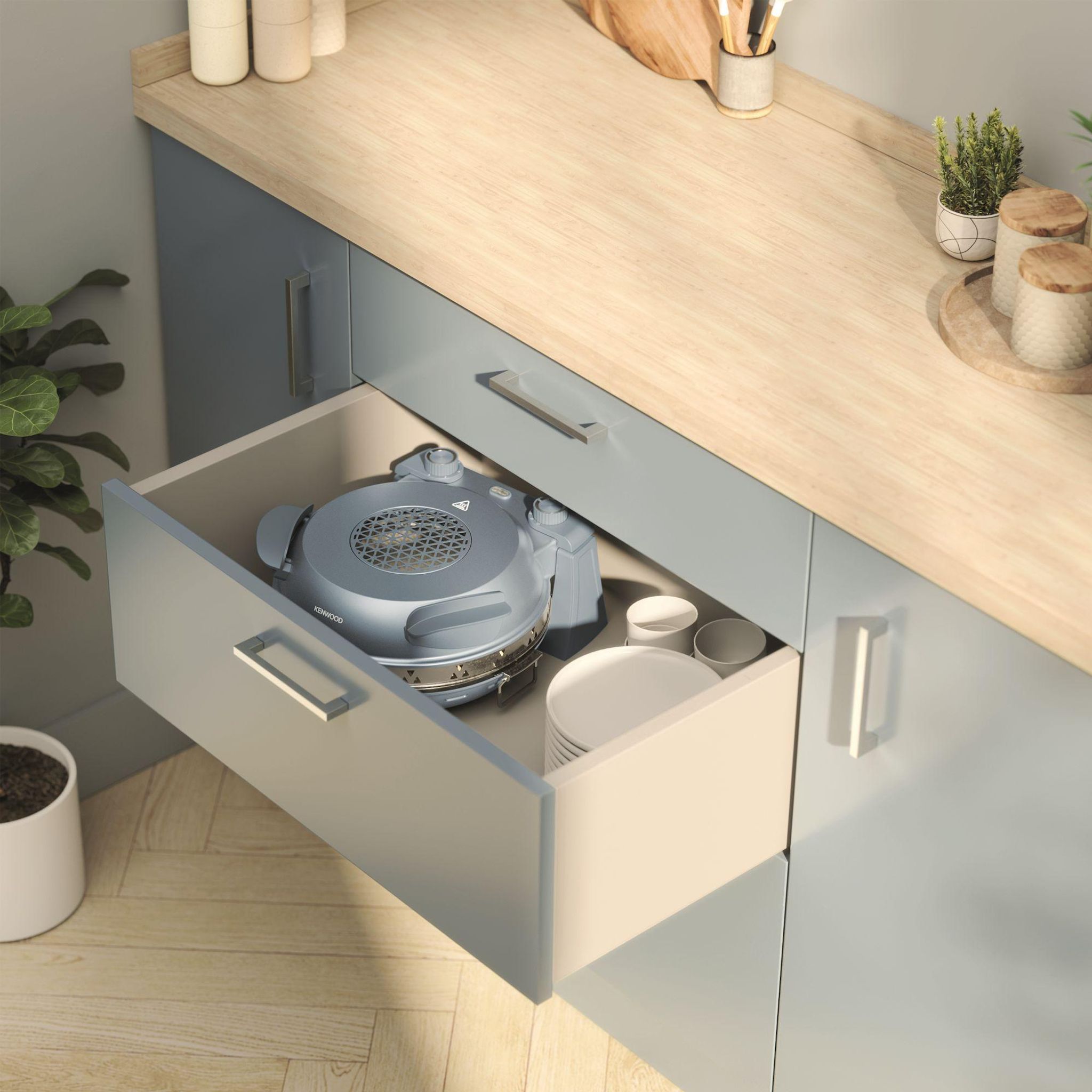Voir la diapositive 11 : KENWOOD Four à pizza KP010000GY - Gris