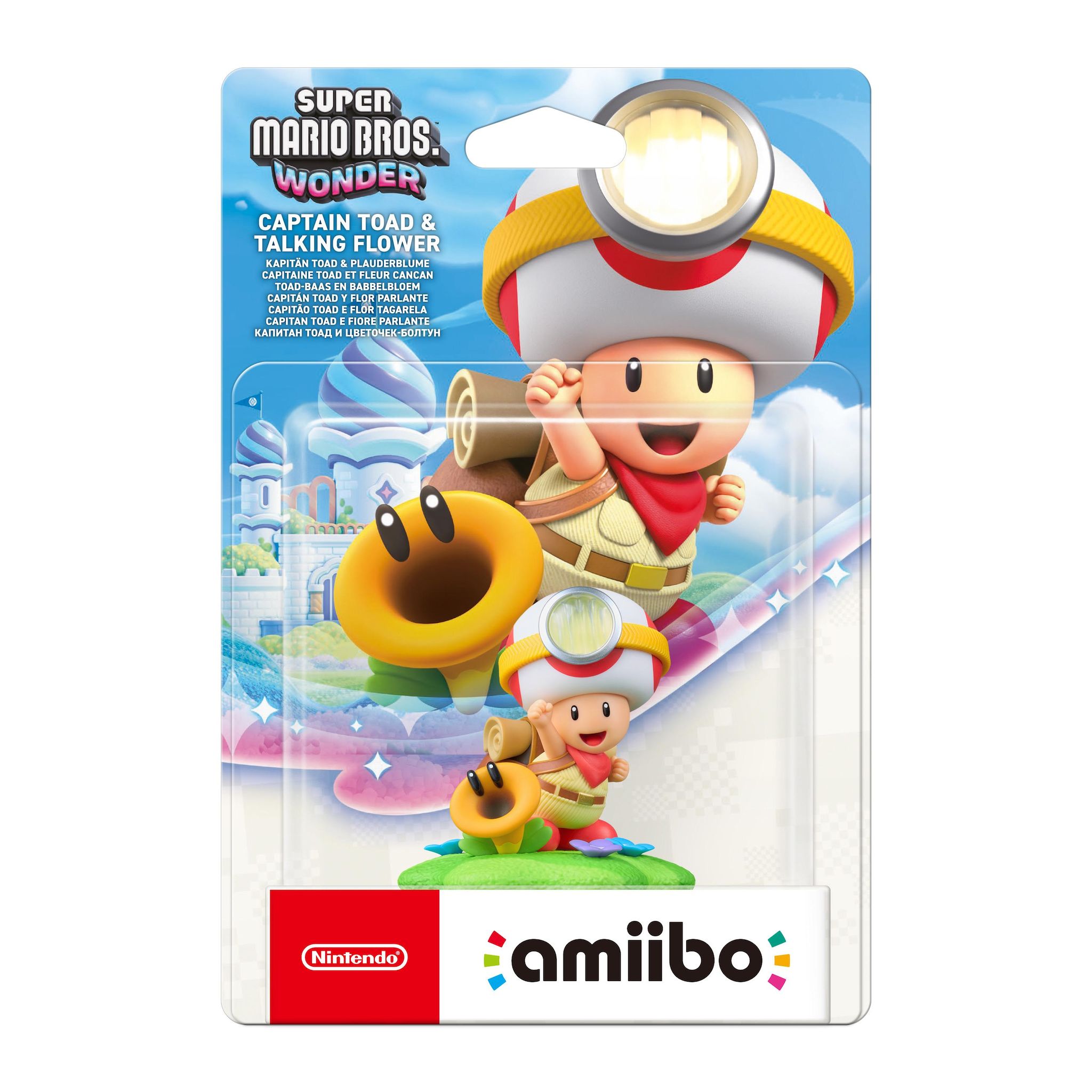 Voir la diapositive 1 : NINTENDO Figurine Amiibo Capitaine Toad Et Fleur Cancan - Super Mario Bros Wonder