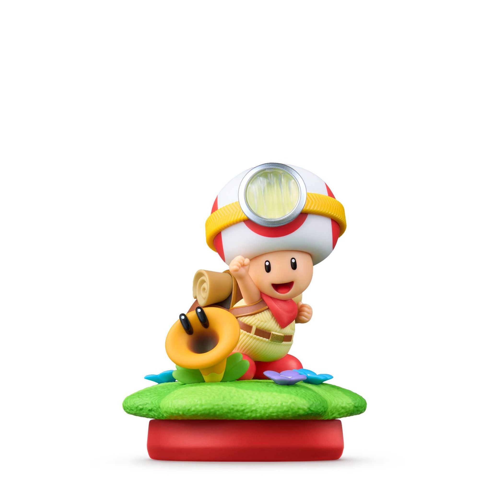 Voir la diapositive 2 : NINTENDO Figurine Amiibo Capitaine Toad Et Fleur Cancan - Super Mario Bros Wonder