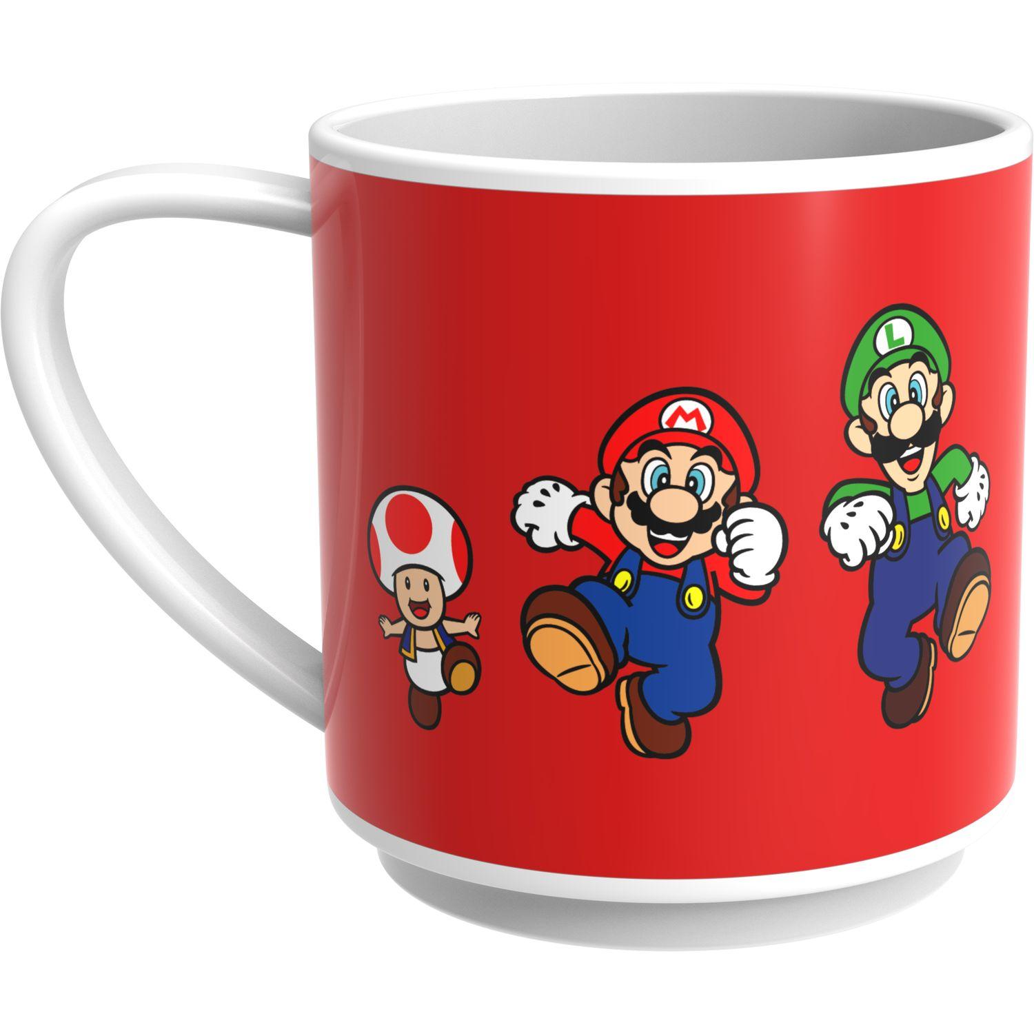 Voir la diapositive 4 : Lot de 2 Mug Super Mario - Mario + Luigi