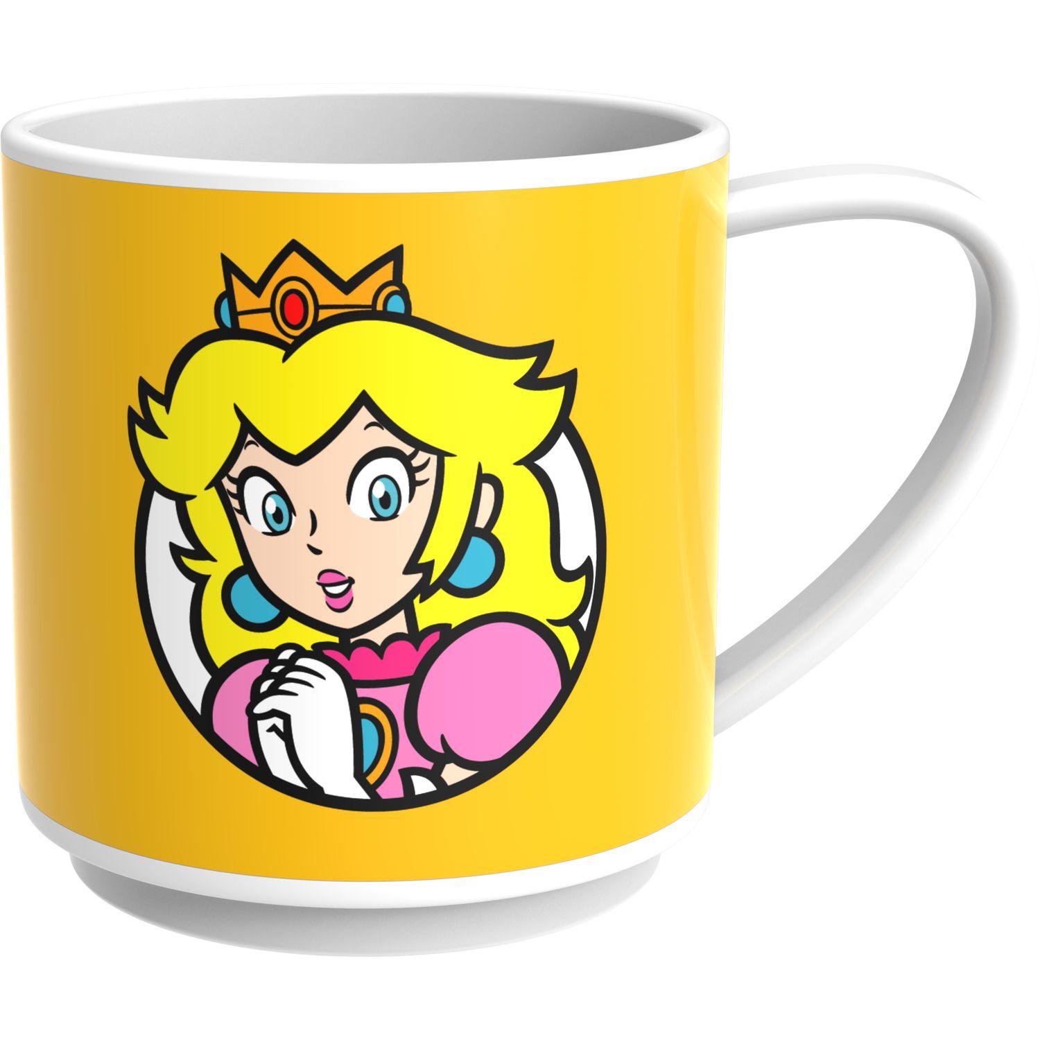 Voir la diapositive 3 : Lot de 2 Mug Super Mario - Toad + Peach