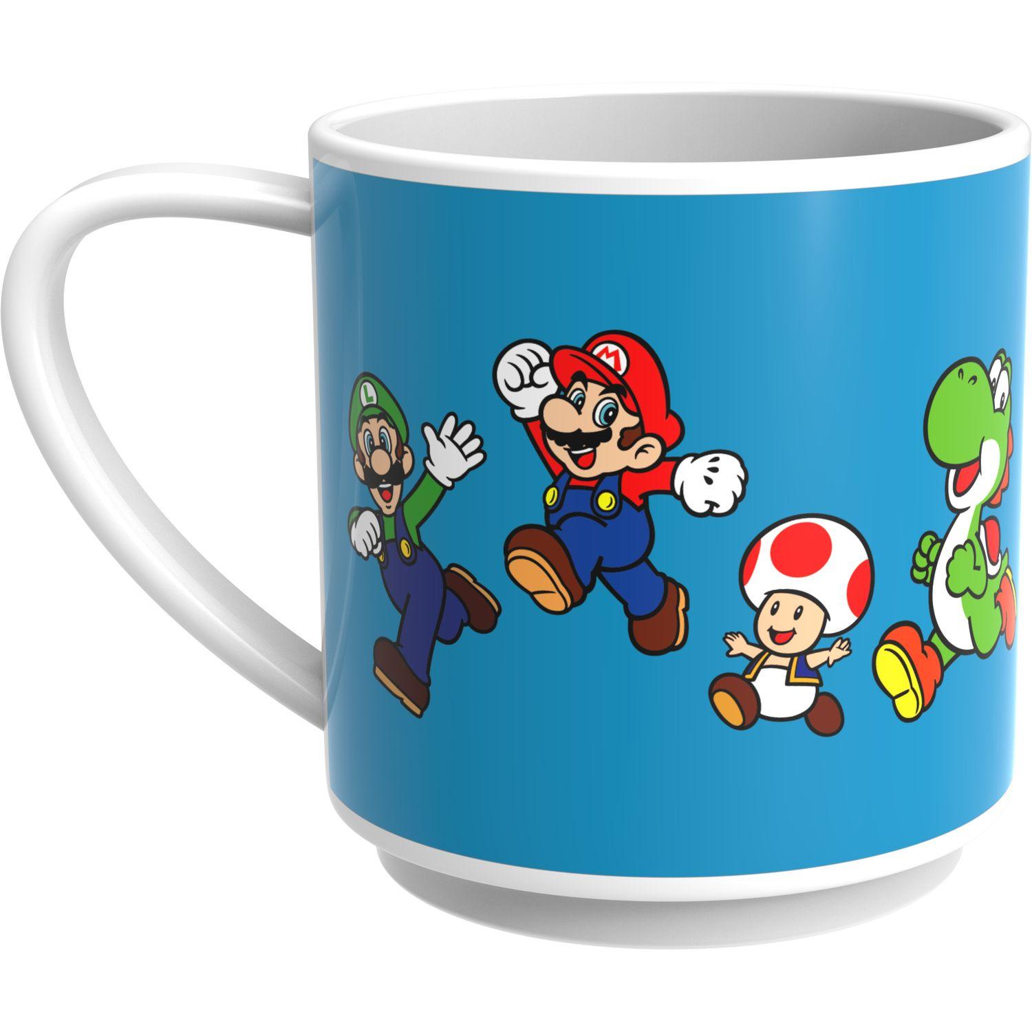 Voir la diapositive 4 : Lot de 2 Mug Super Mario - Toad + Peach