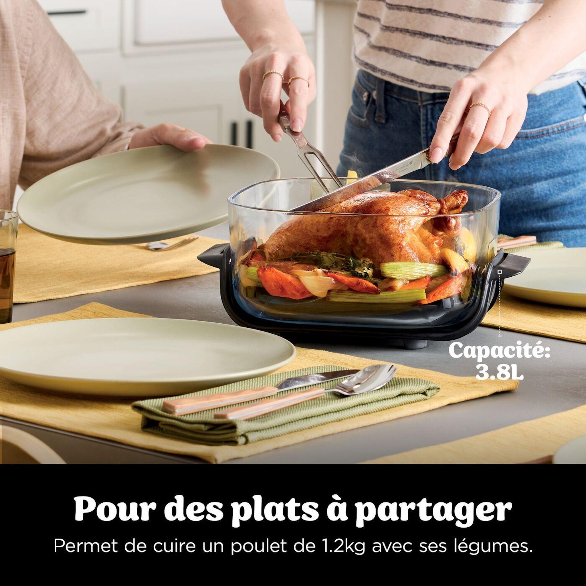 Voir la diapositive 8 : NINJA Friteuse sans huile à air chaud modulaire FN101EUPR - Violet