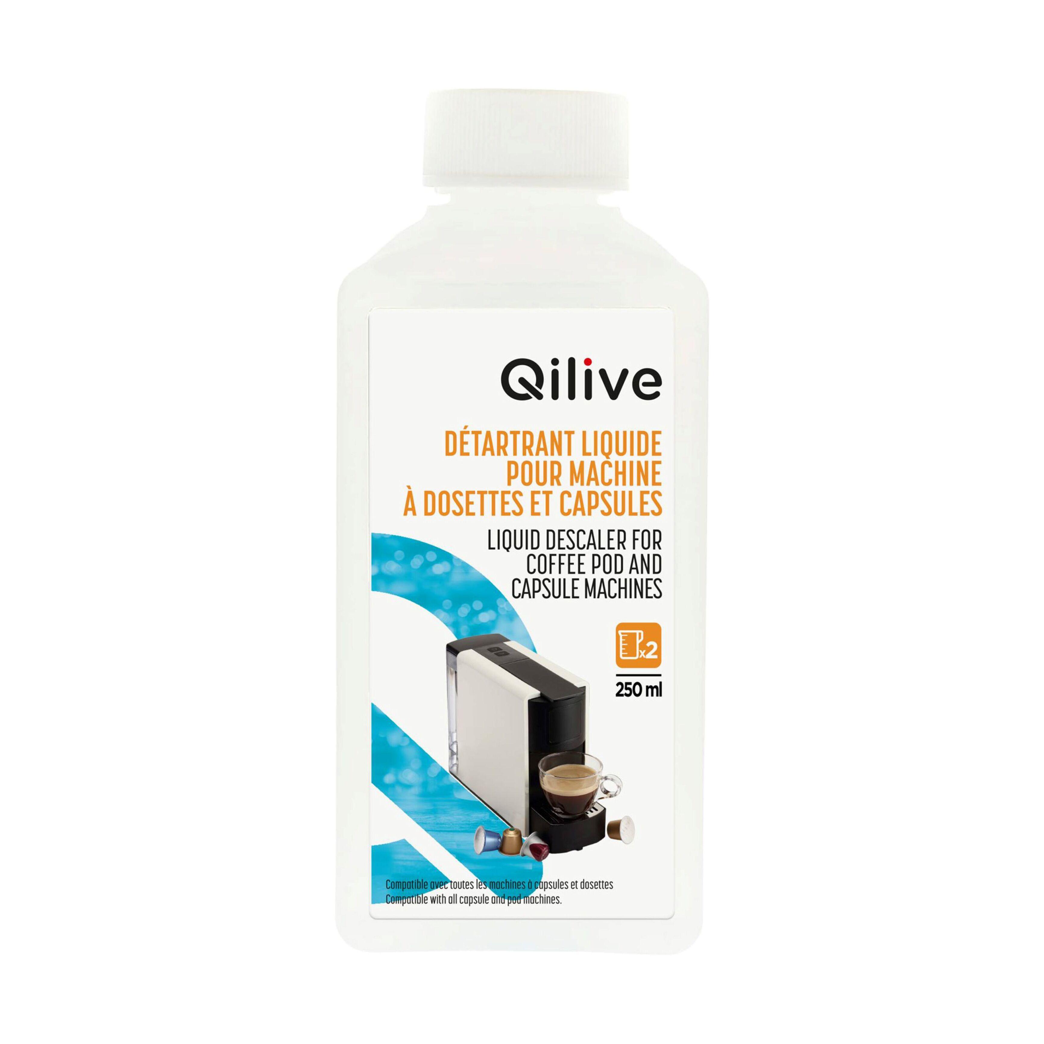 QILIVE Détartrant liquide pour machine à capsules et dosettes