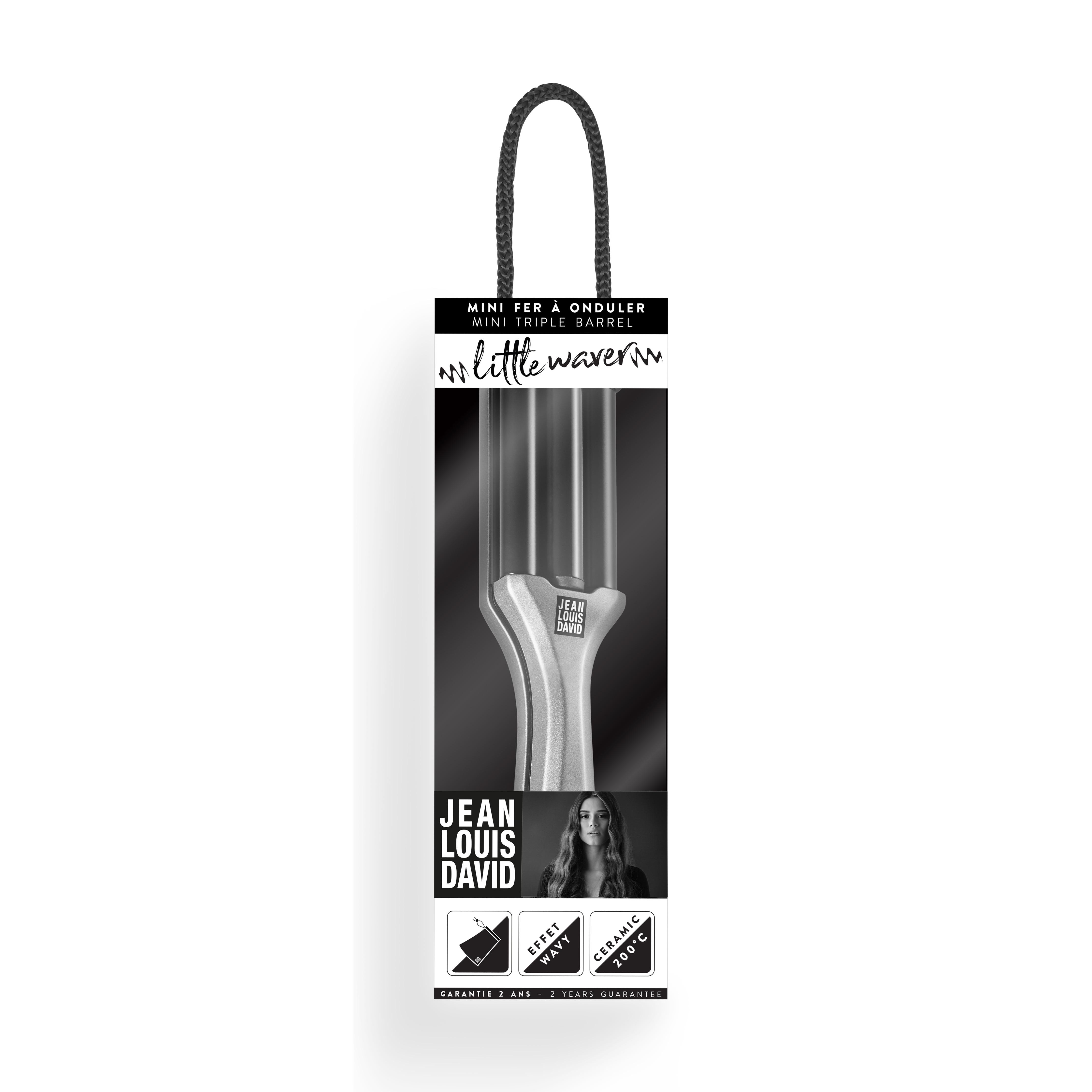 JEAN LOUIS DAVID Mini fer à onduler 39993 - Gris