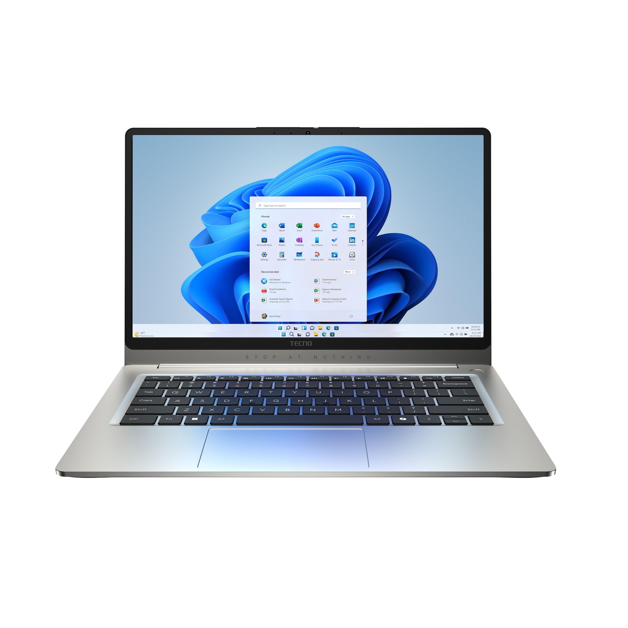 Voir la diapositive 2 : TECNO Ordinateur portable Megabook K14SRA
