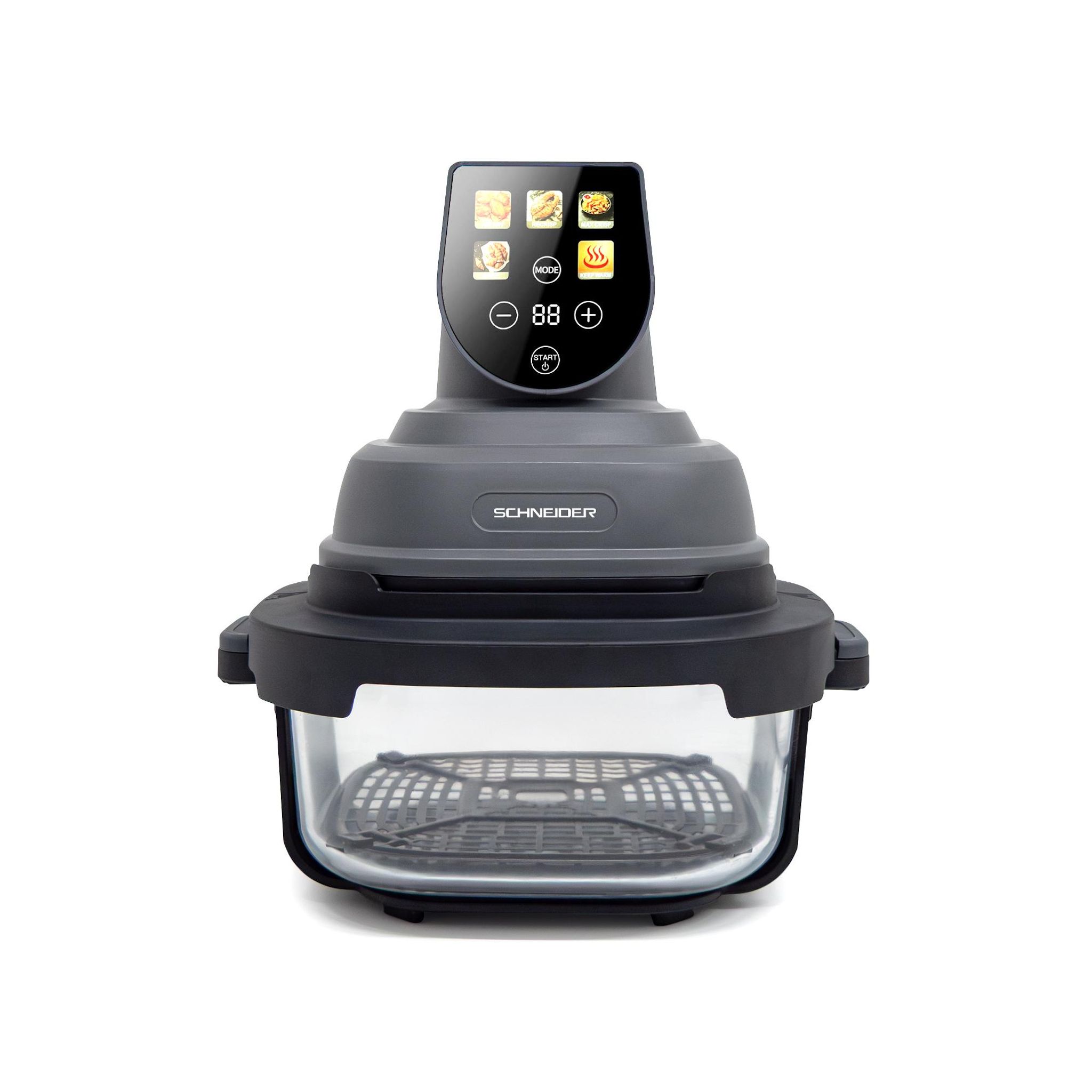 SCHNEIDER Friteuse à air panoramique Crispi - Or gris
