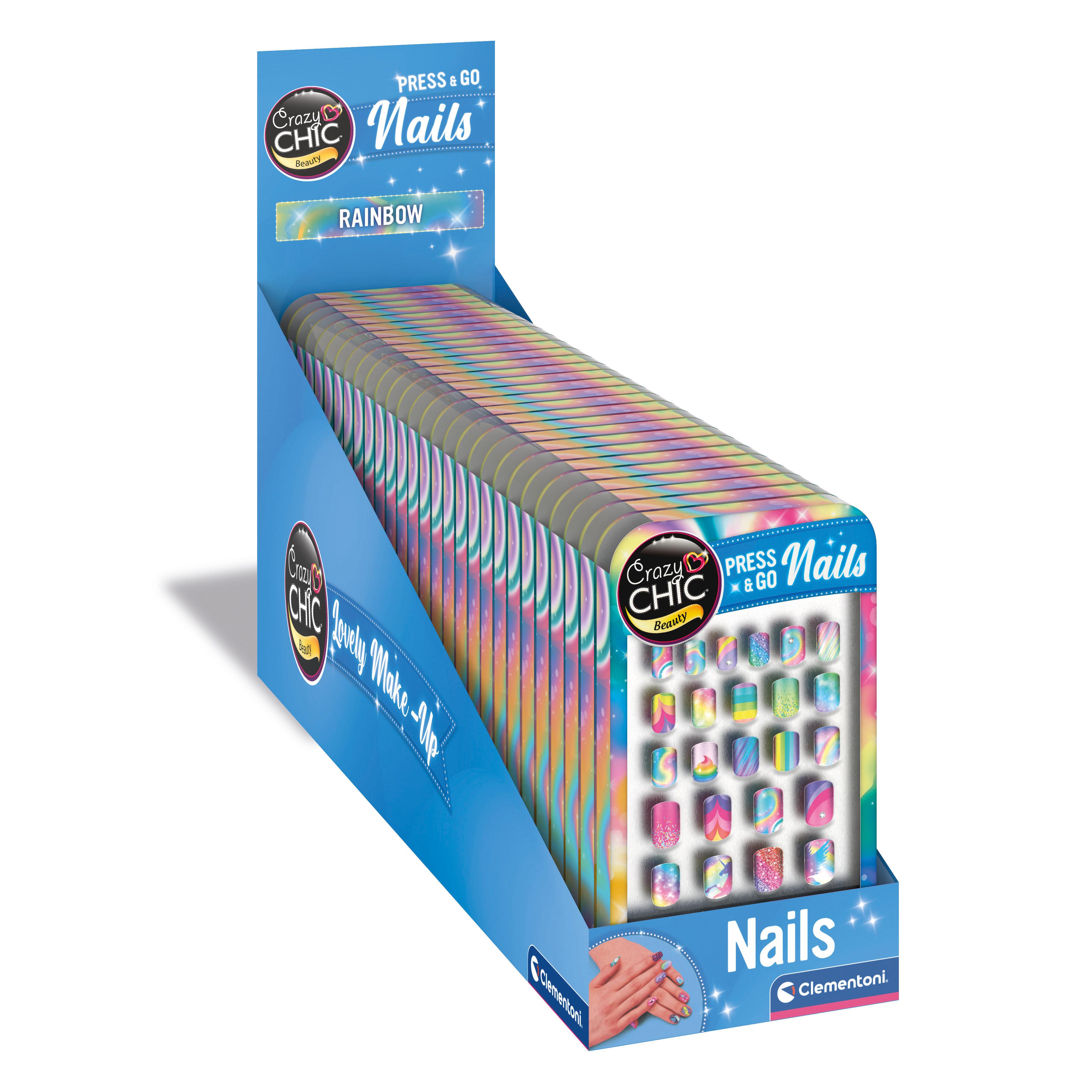 CLEMENTONI Crazy Chic Press & Go Rainbow